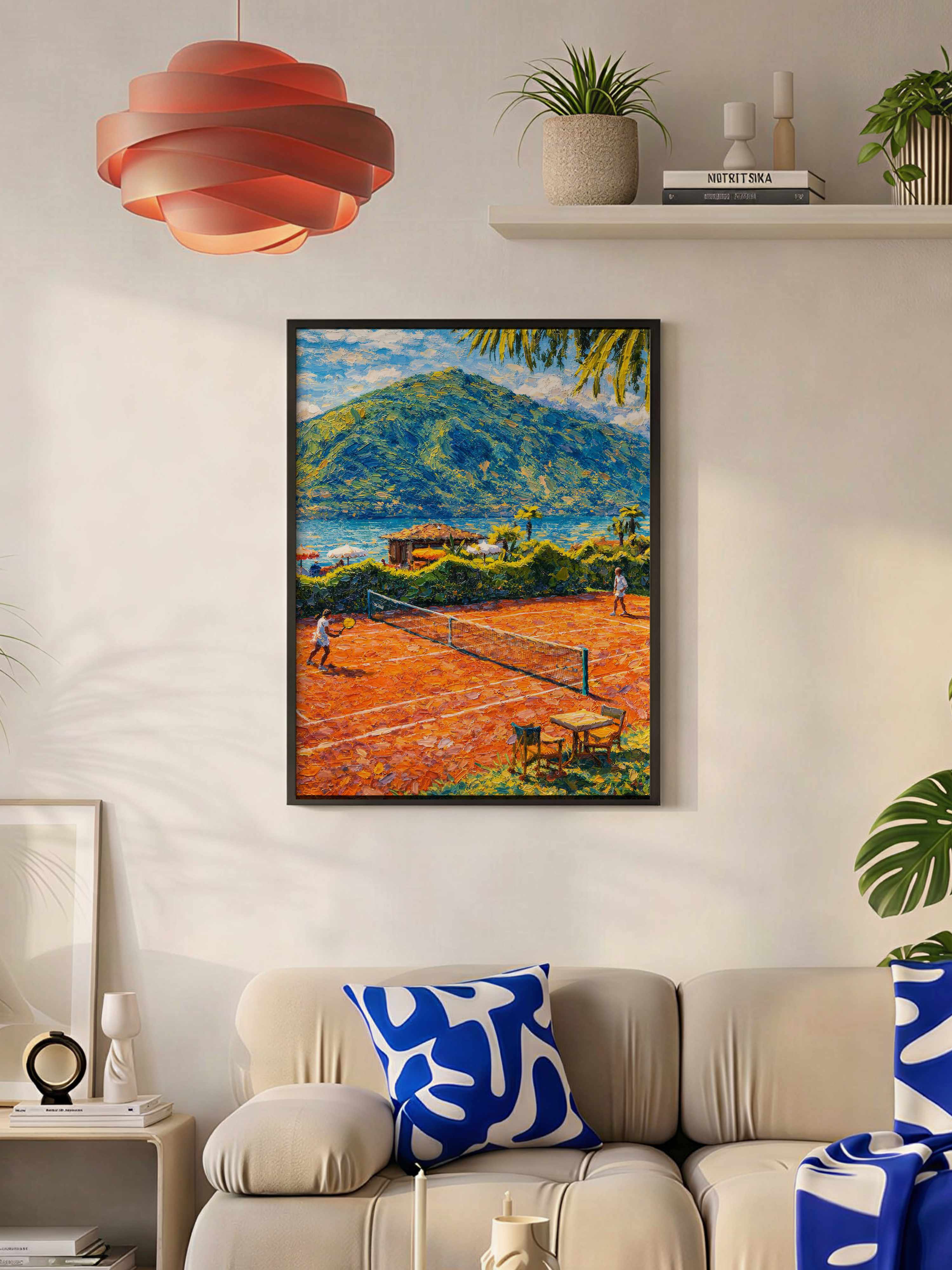 Plakat Kort nad Jeziorem