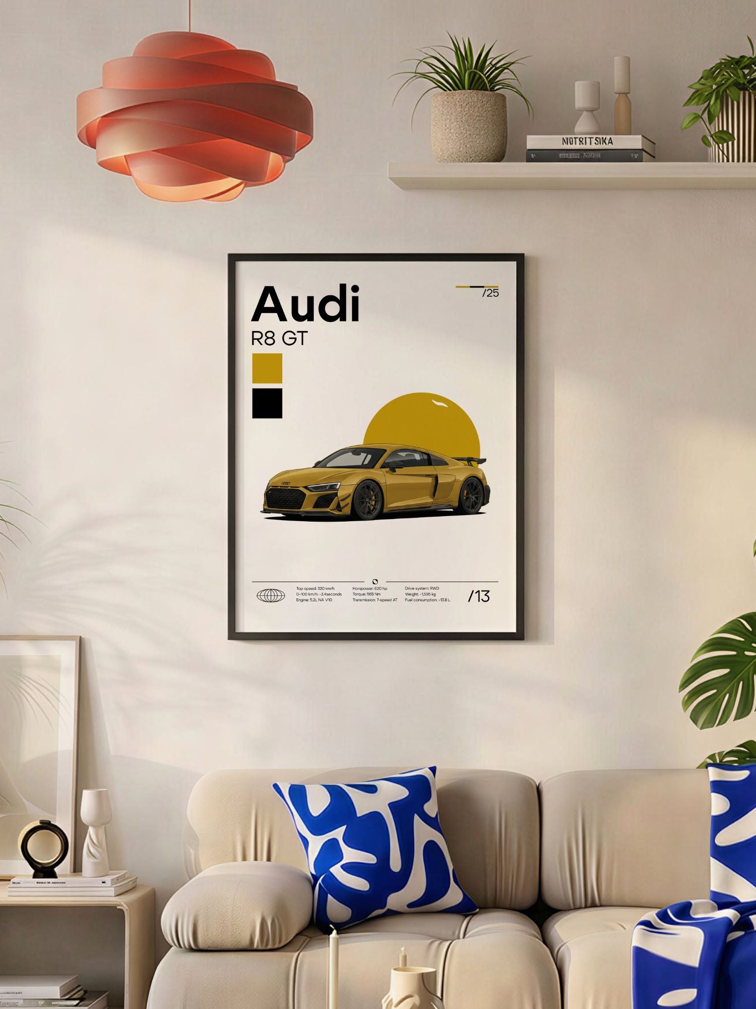 Plakat Audi R8 GT