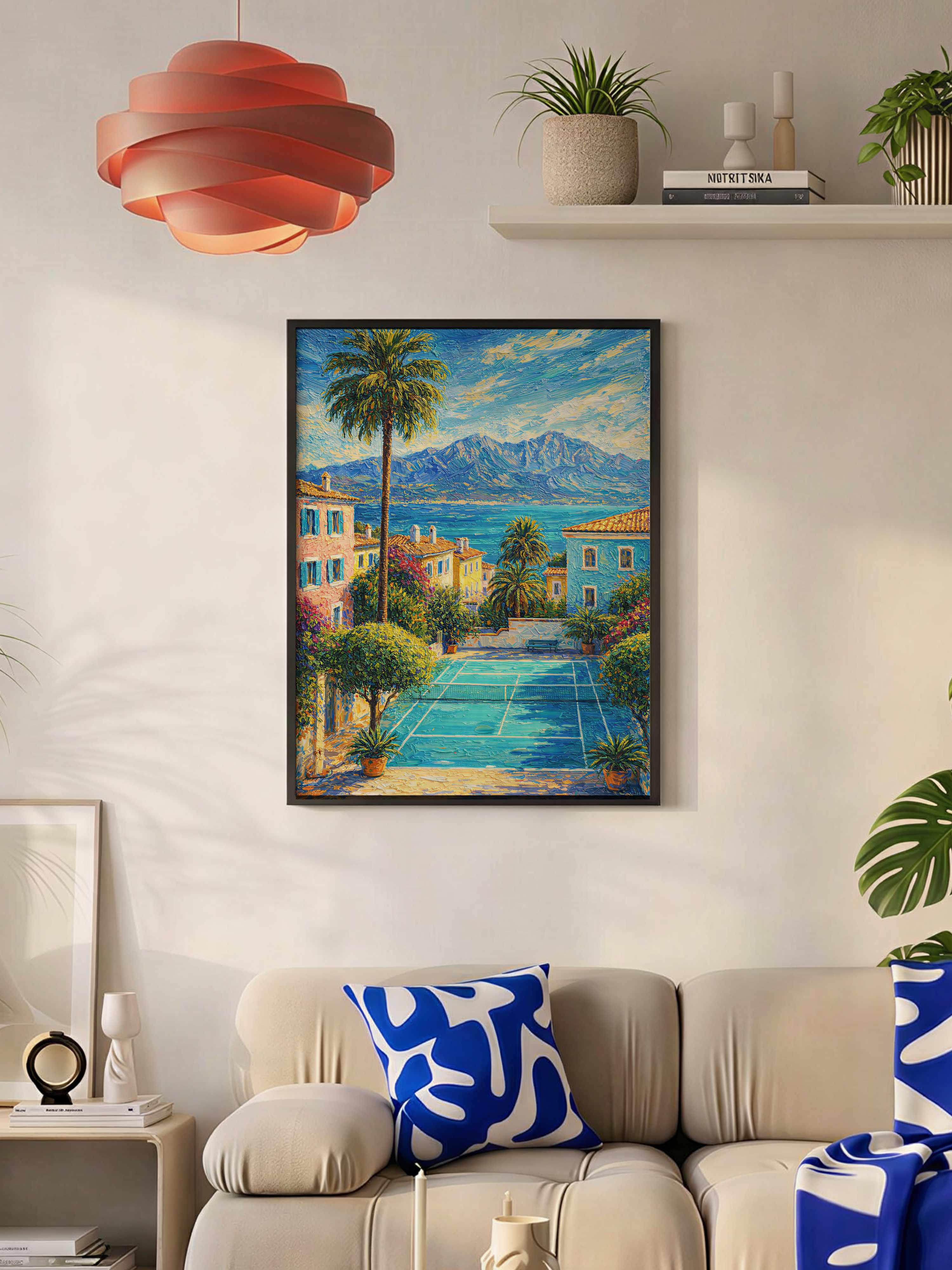 Plakat Palmowy Kort