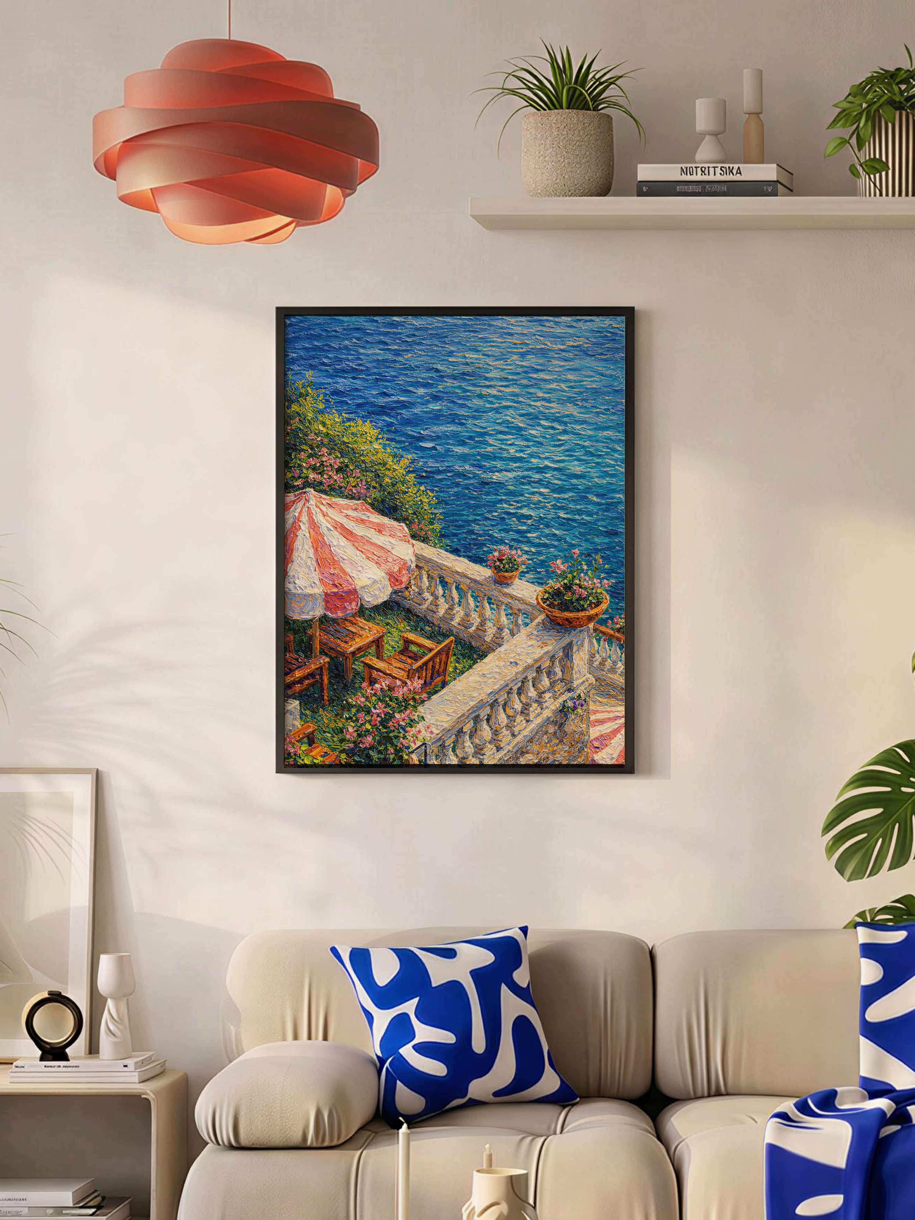 Plakat Wybrzeże Amalfi