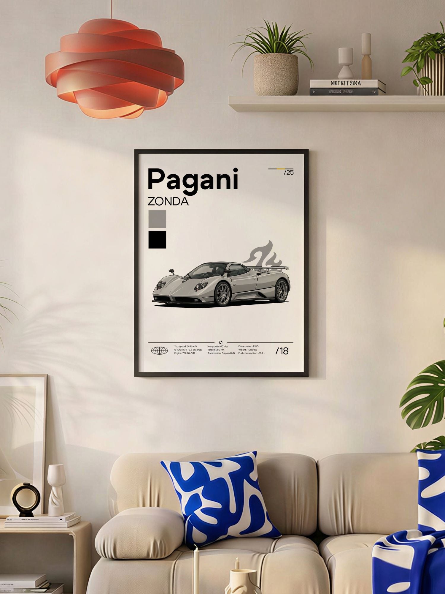 Plakat Pagani Zonda