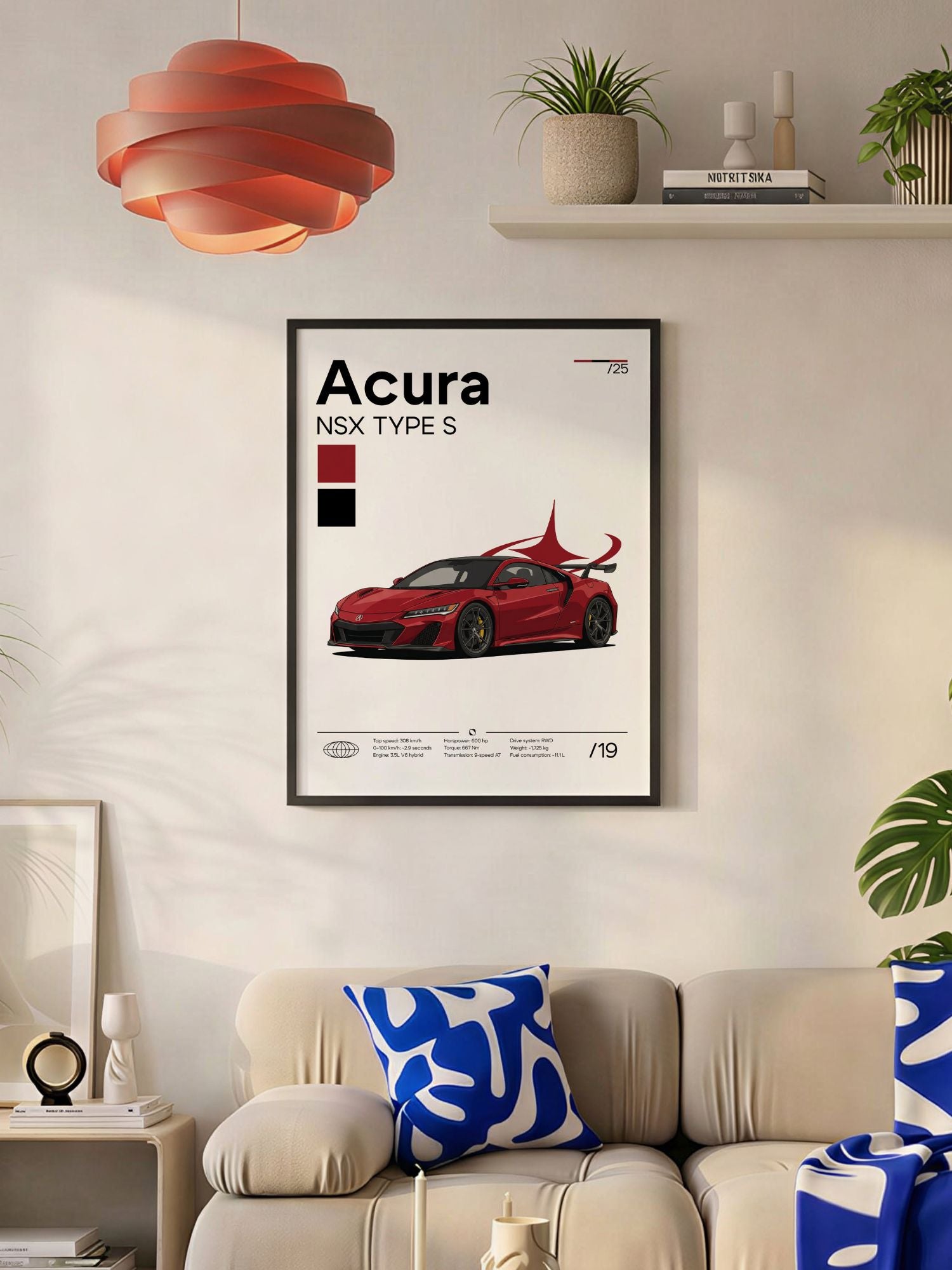 Poster Acura NSX Type S