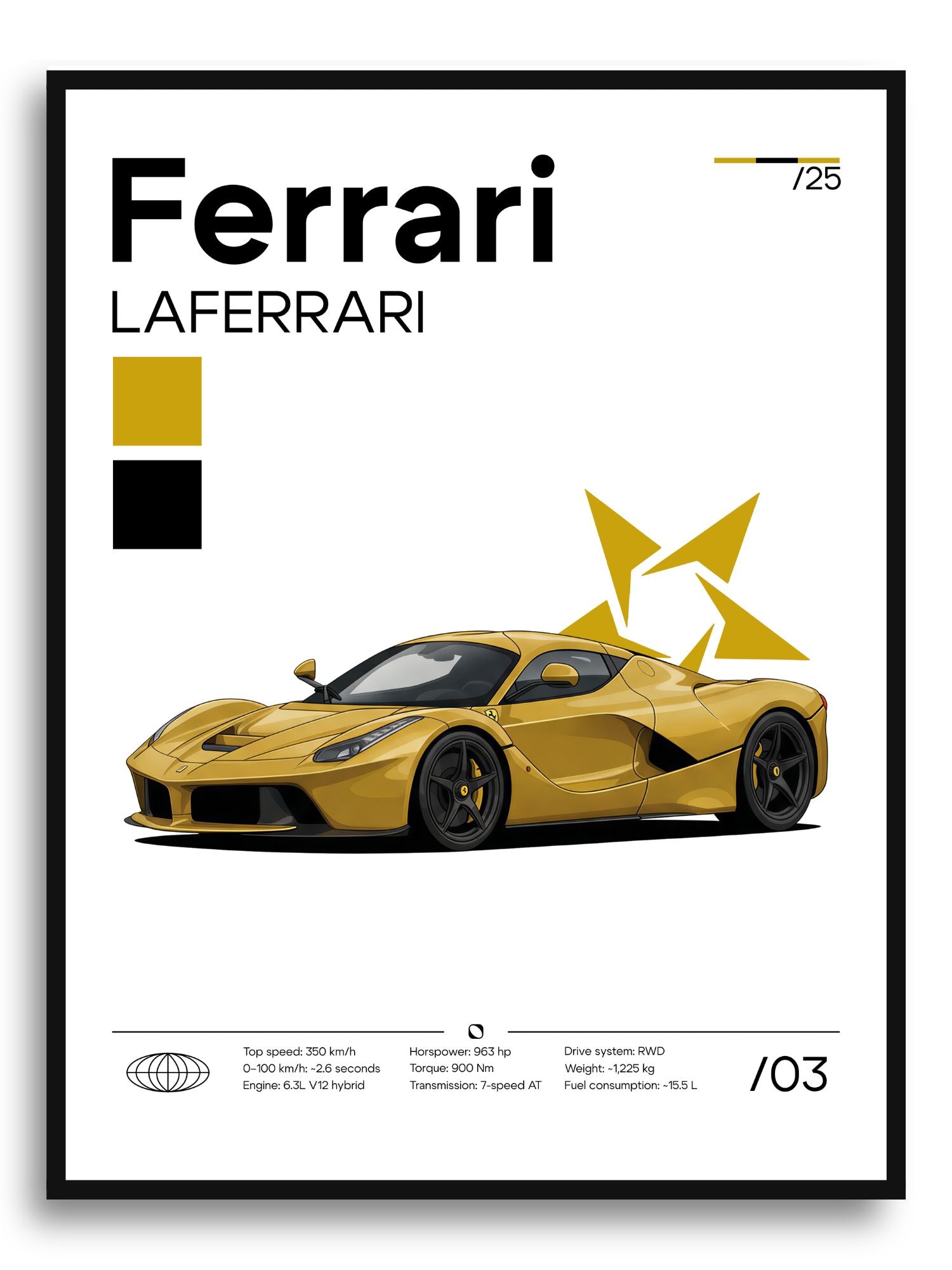 Plakat Ferrari LaFerrari