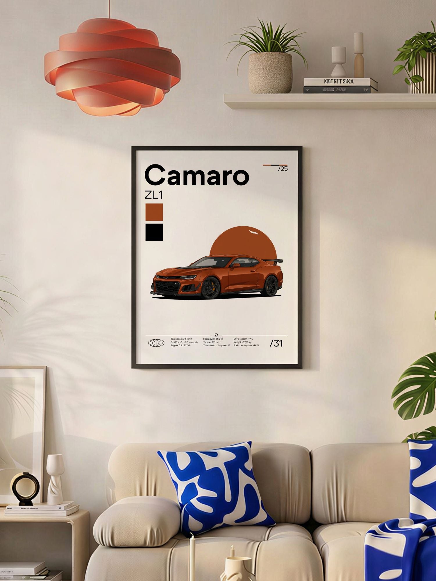 Plakat Camaro ZL1