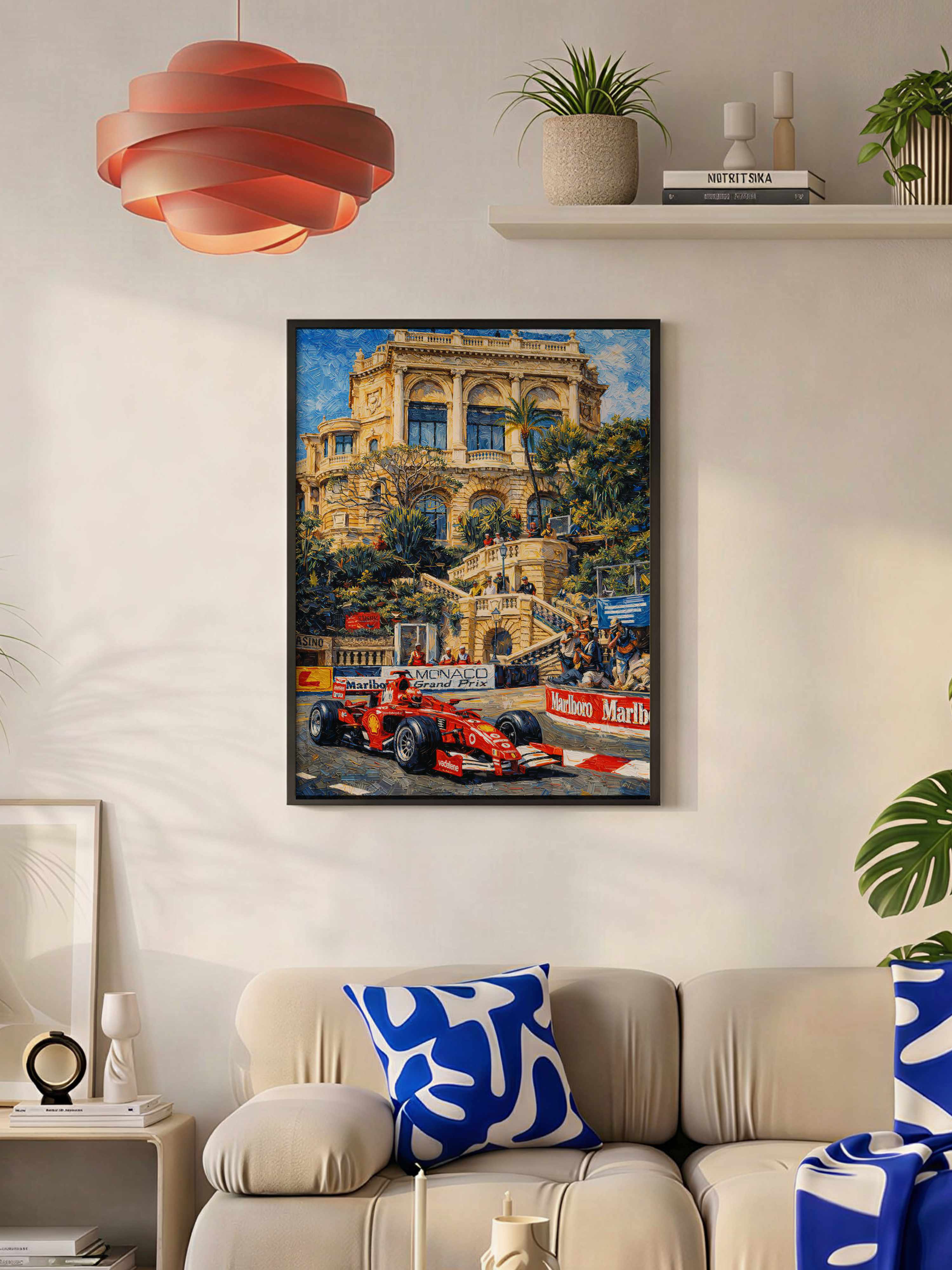 Monaco Race Poster