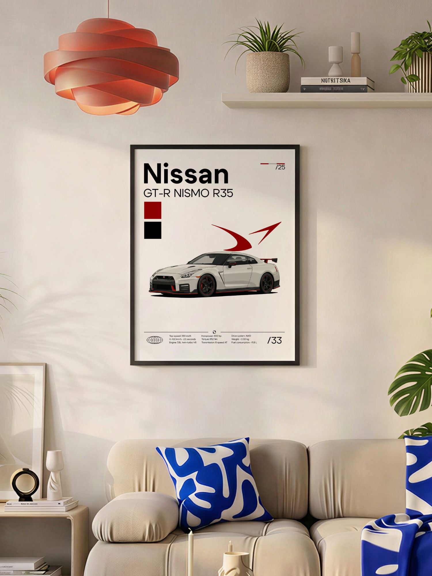 Plakat Nissan GT-R Nismo R35
