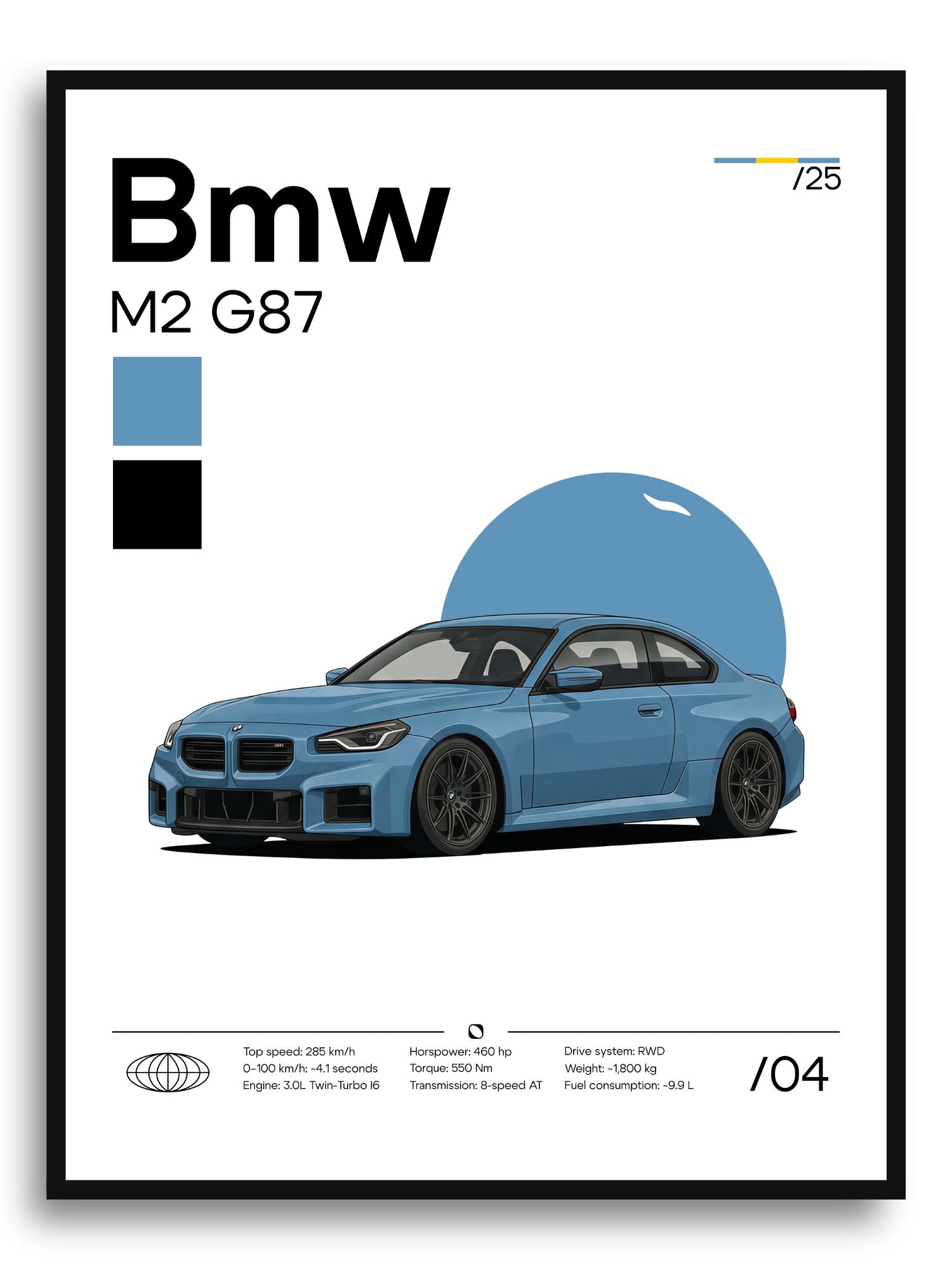 Poster Bmw M2 G87