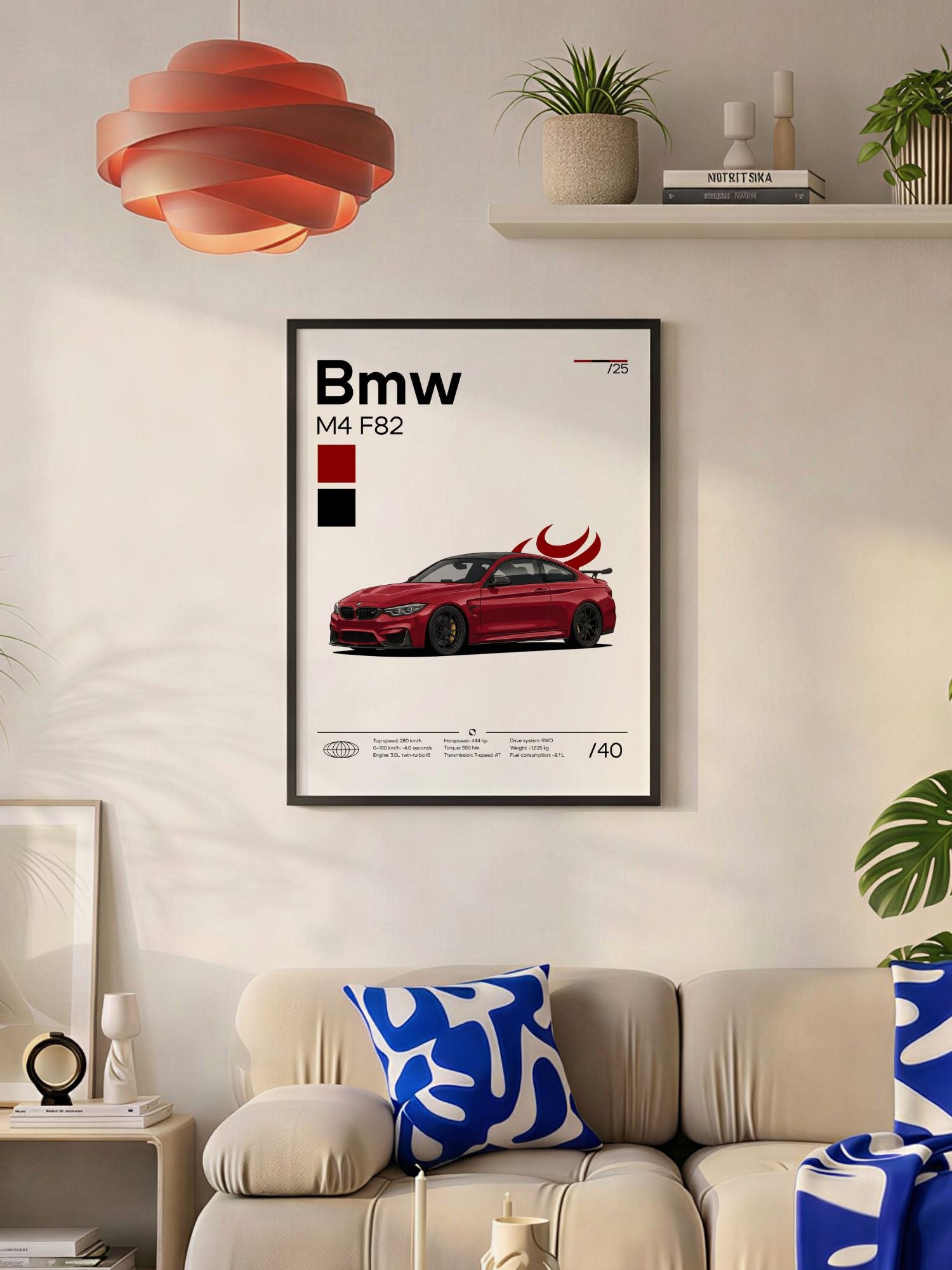 Plakat Bmw M4 F82