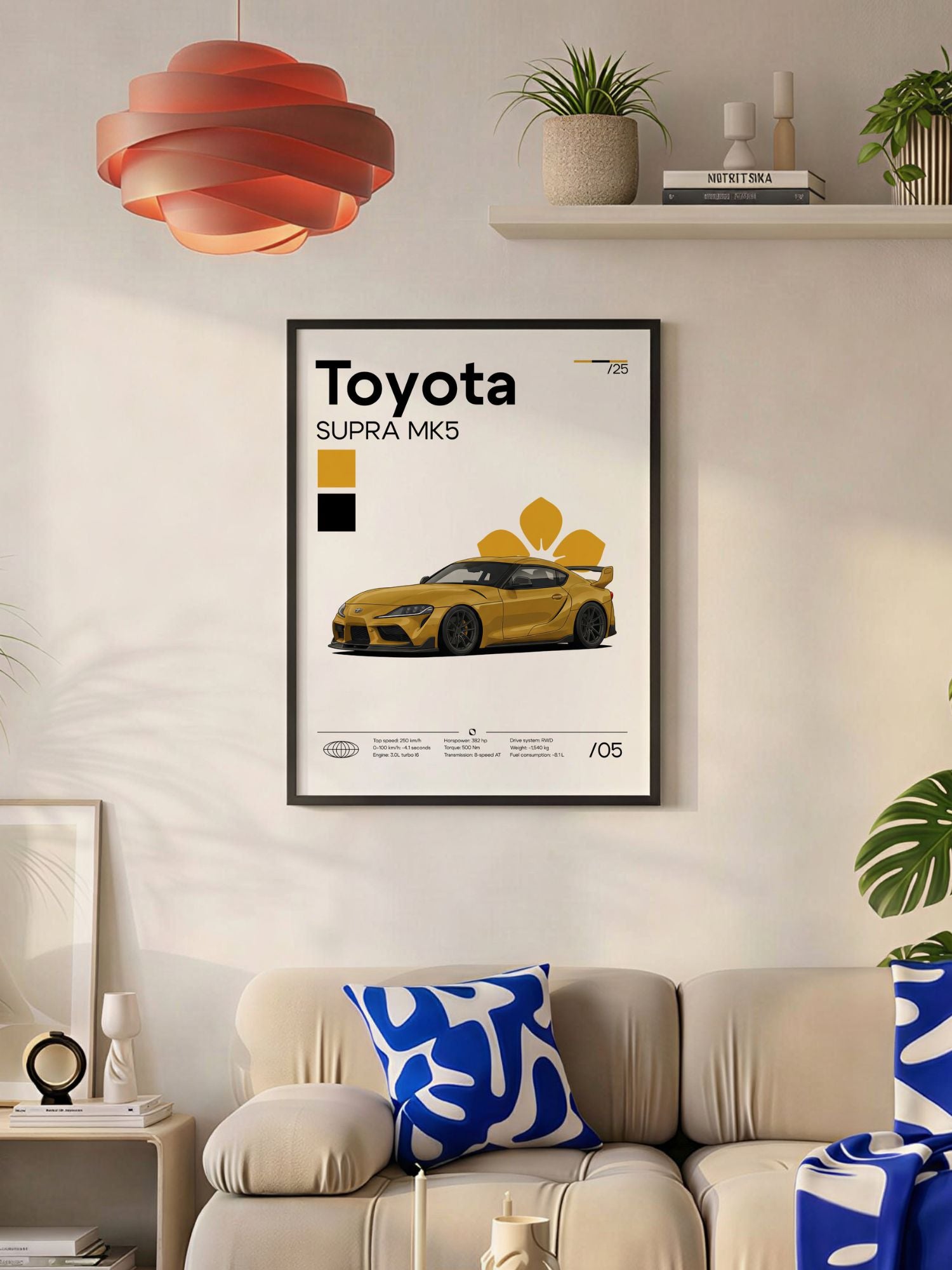 Plakat Toyota Supra MK5