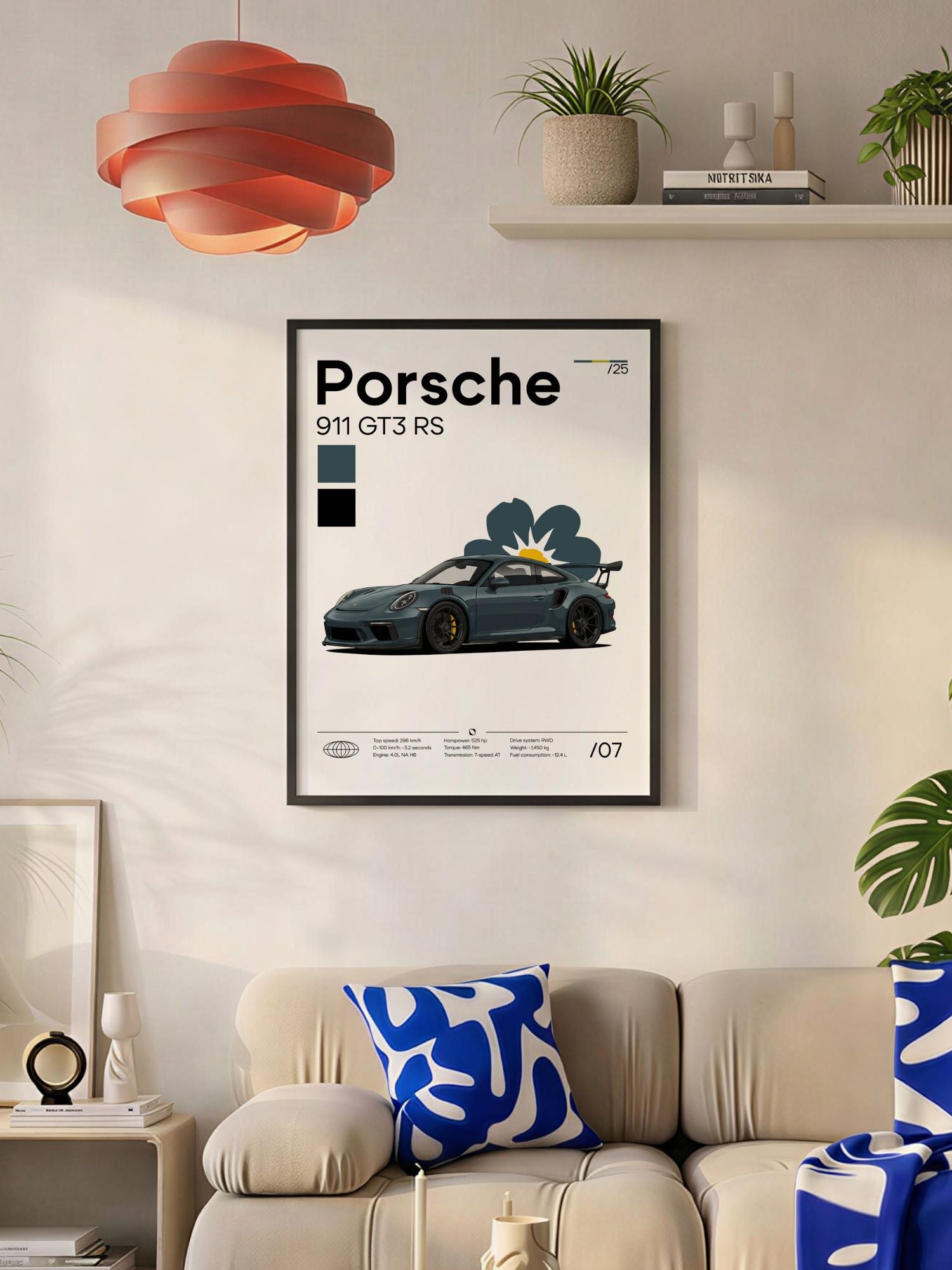 Poster Porsche 911 GT3 RS
