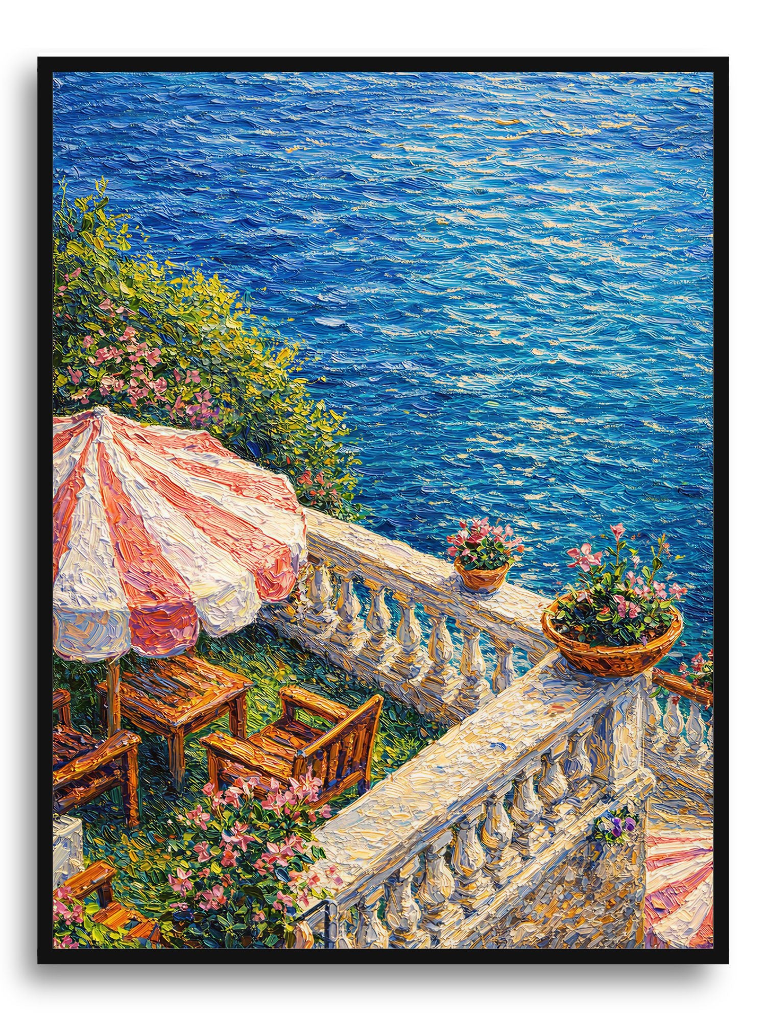Plakat Wybrzeże Amalfi