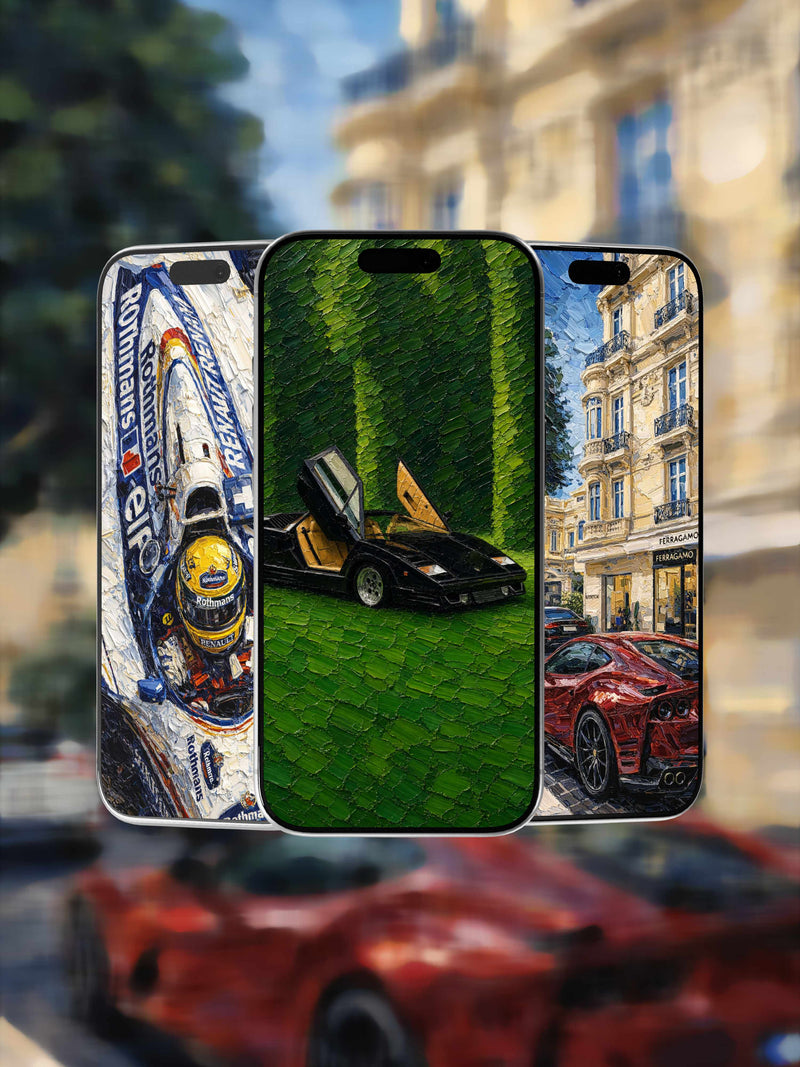 Automotive Aesthetic -  Phone Wallpapers (Set of 5)