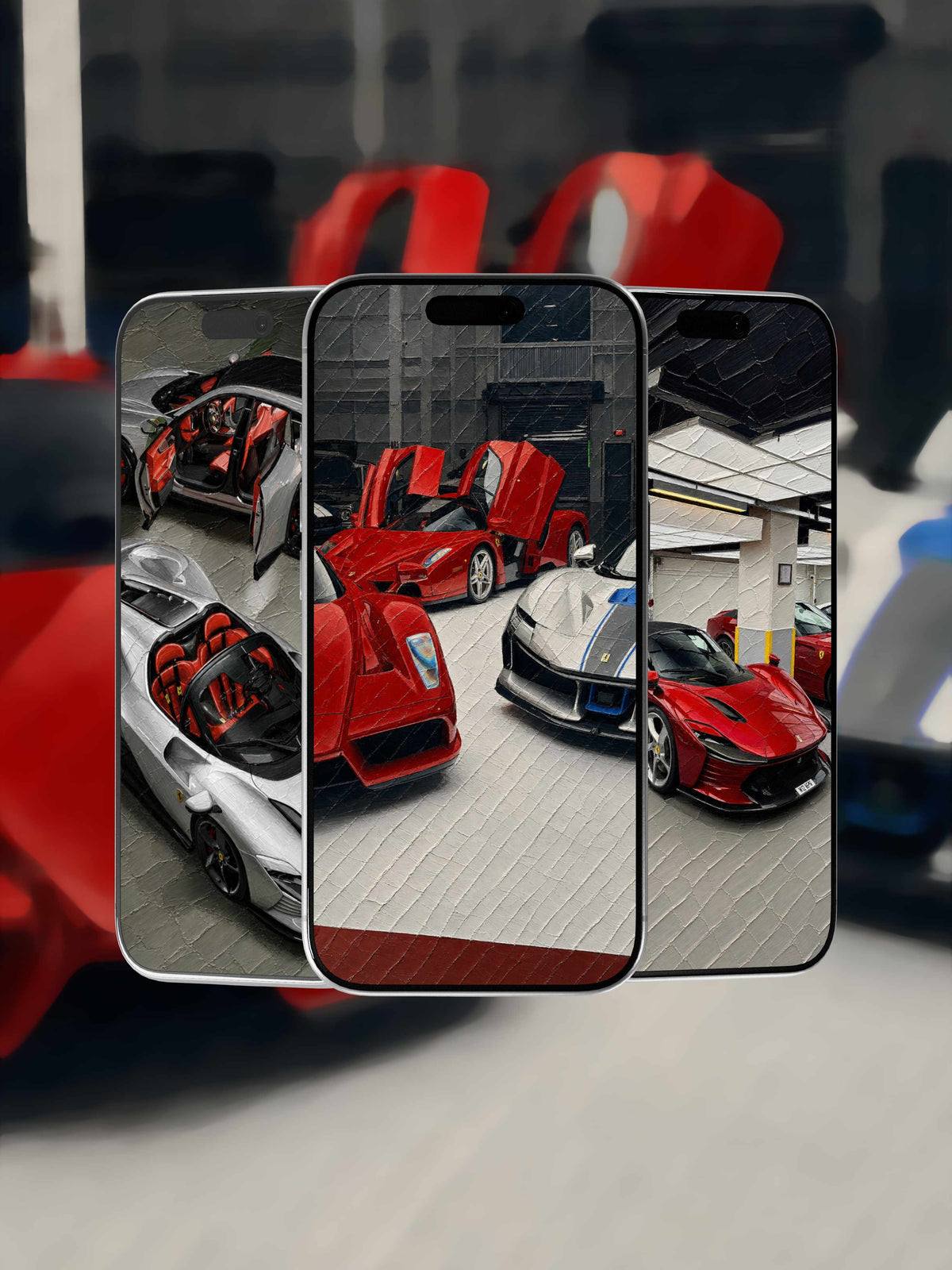 Ferrari Club -  Phone Wallpapers (Set of 5)