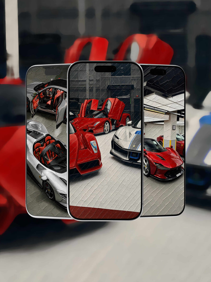 Ferrari Club -  Phone Wallpapers (Set of 5)