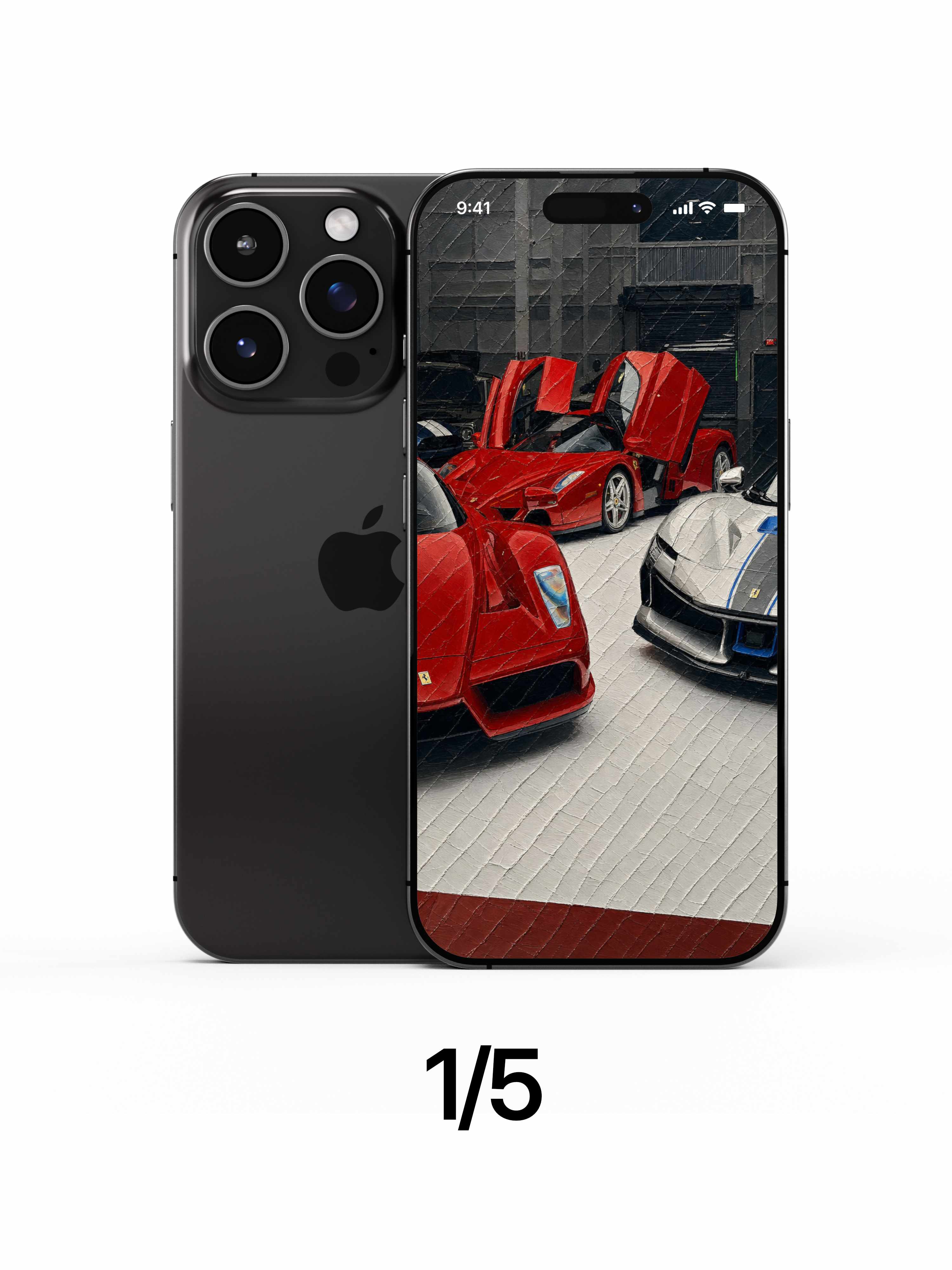 Ferrari Club -  Phone Wallpapers (Set of 5)