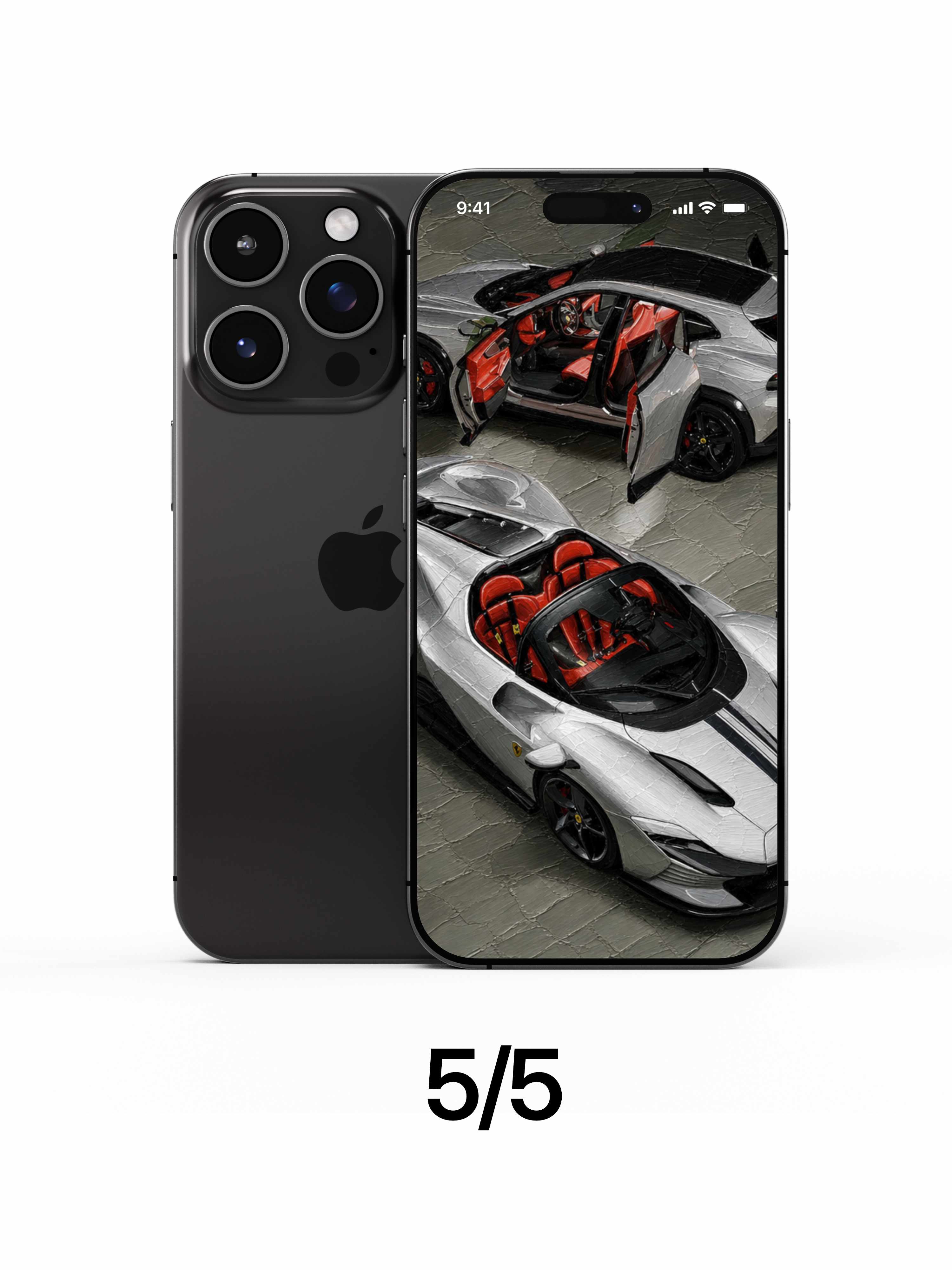 Ferrari Club -  Phone Wallpapers (Set of 5)