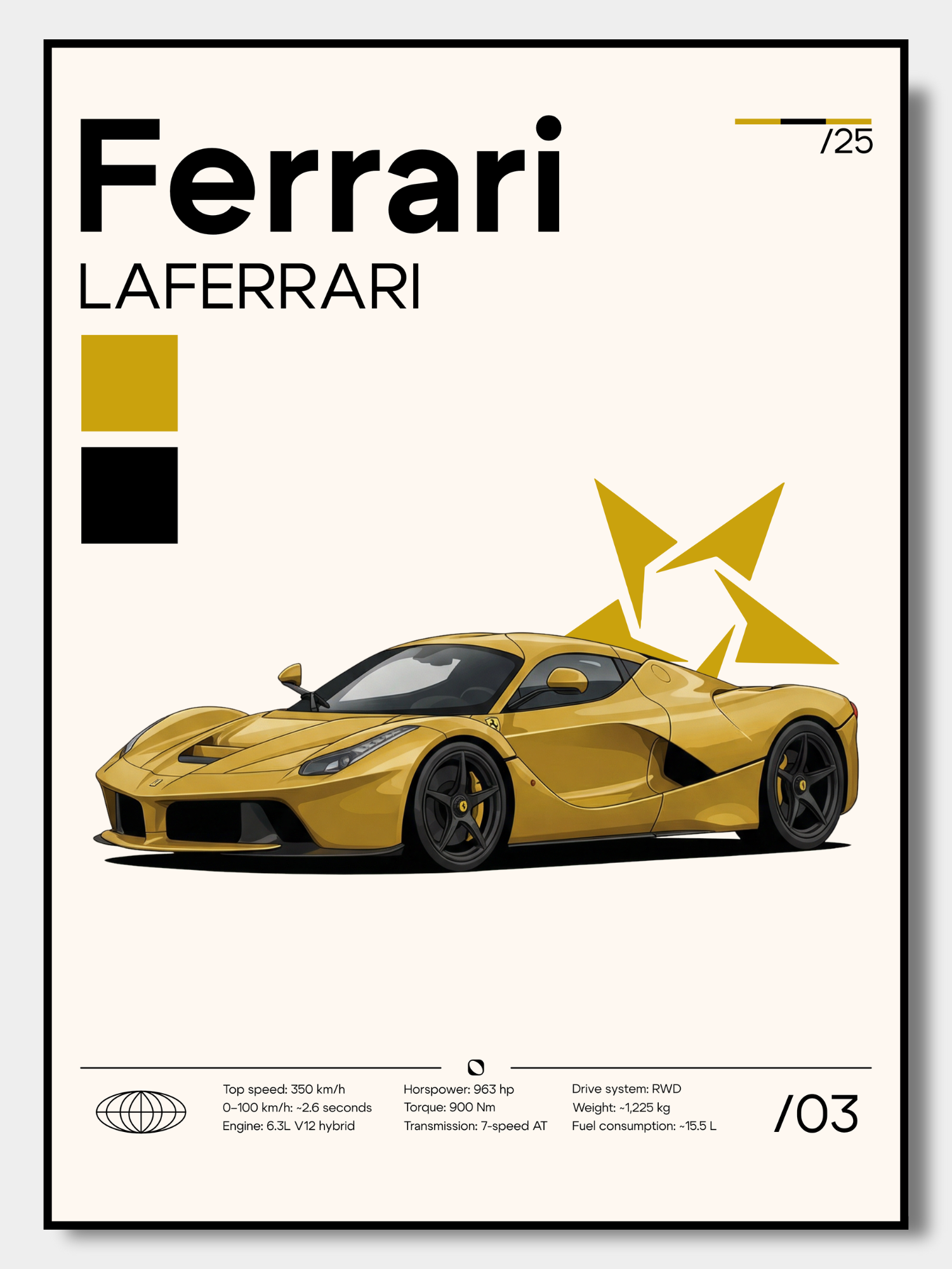 Poster Ferrari LaFerrari