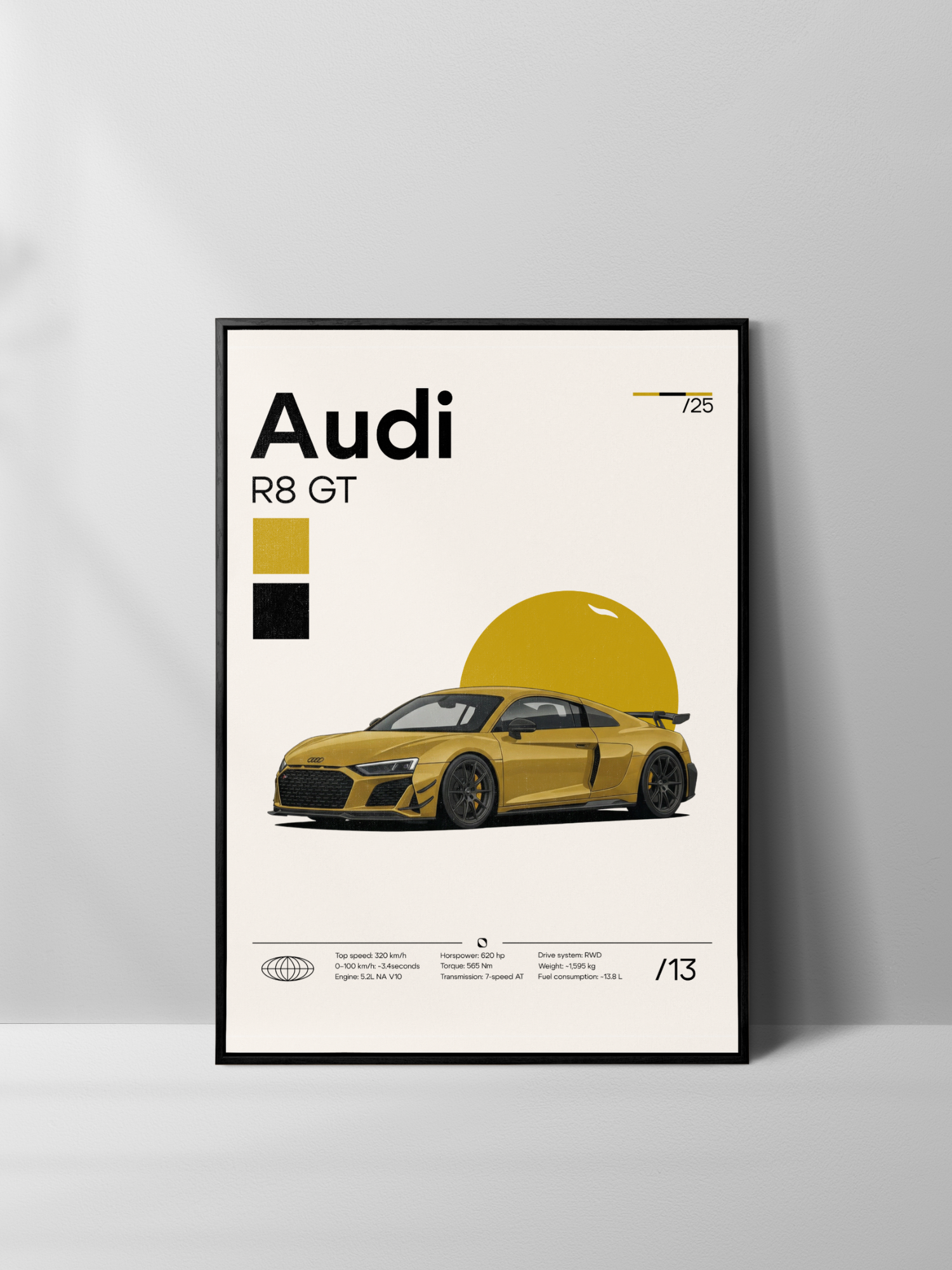 Poster Audi R8 GT