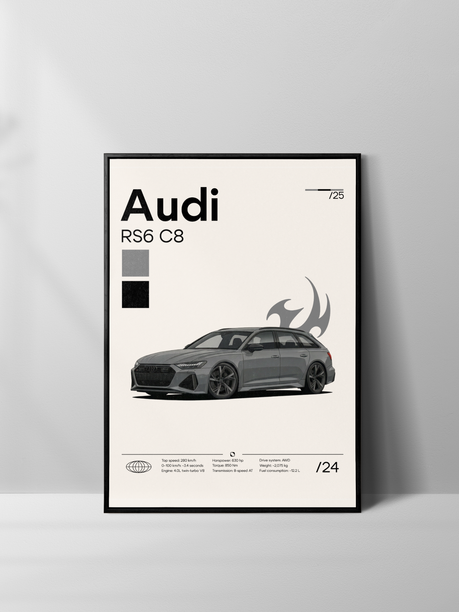 Poster Audi Rs6 C8