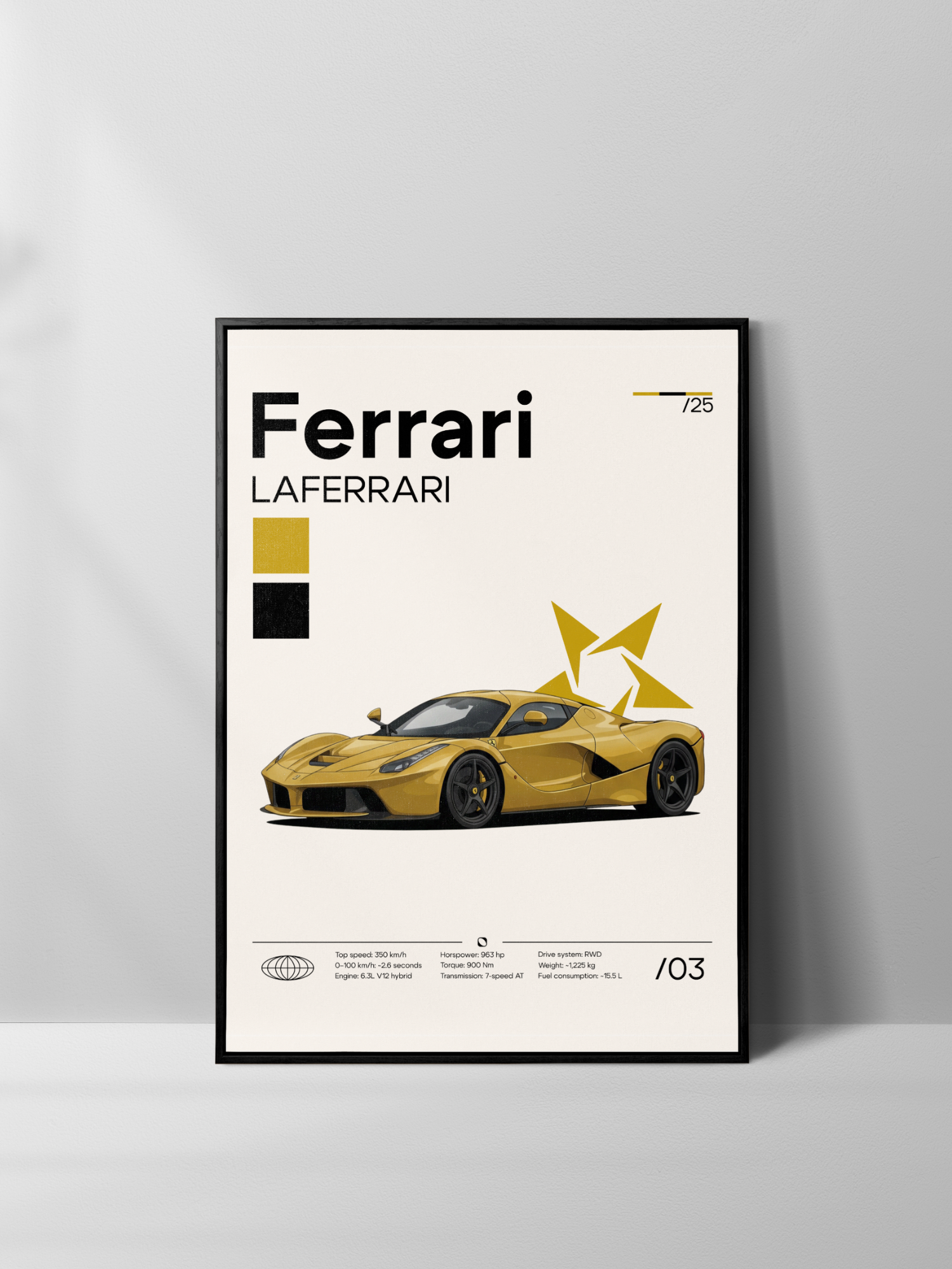 Poster Ferrari LaFerrari