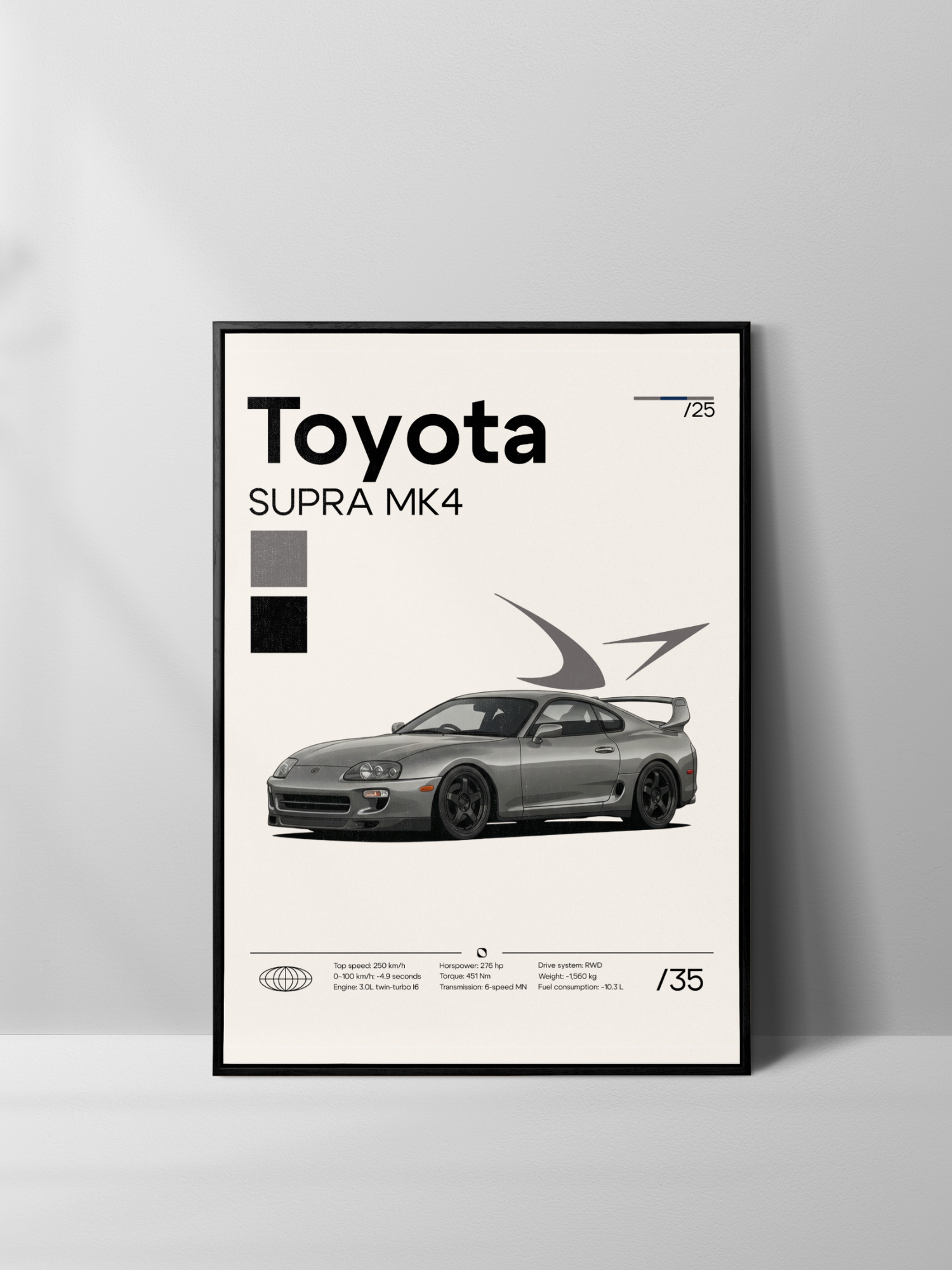 Poster Toyota Supra Mk4