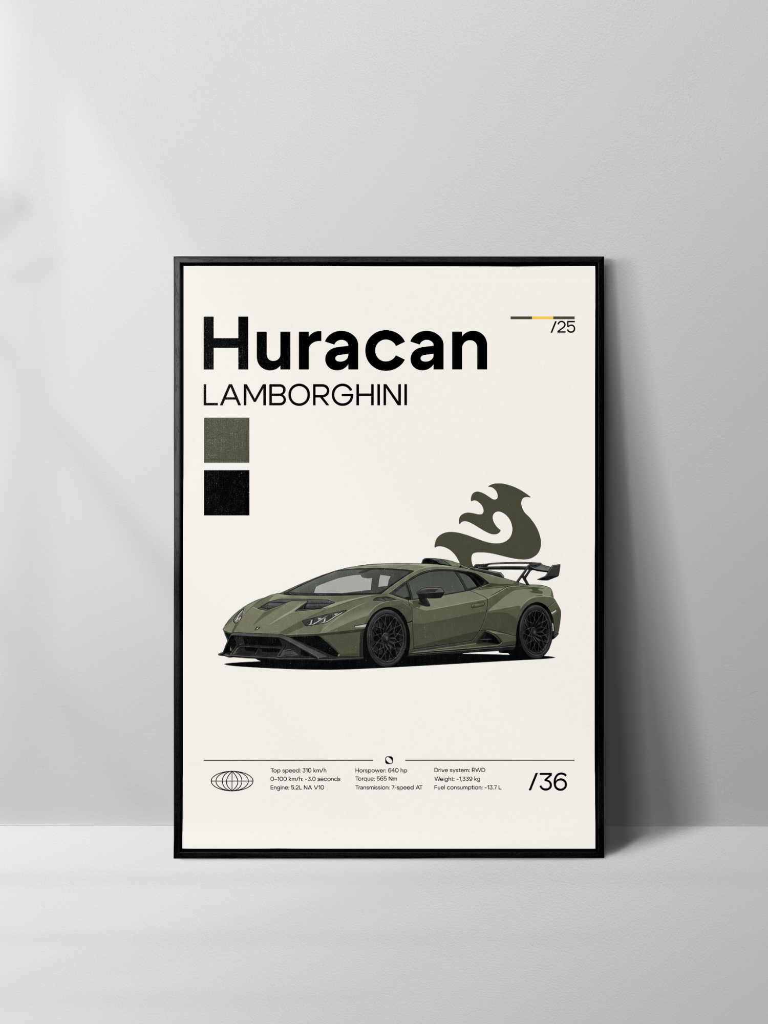 Poster Lamborghini Huracan