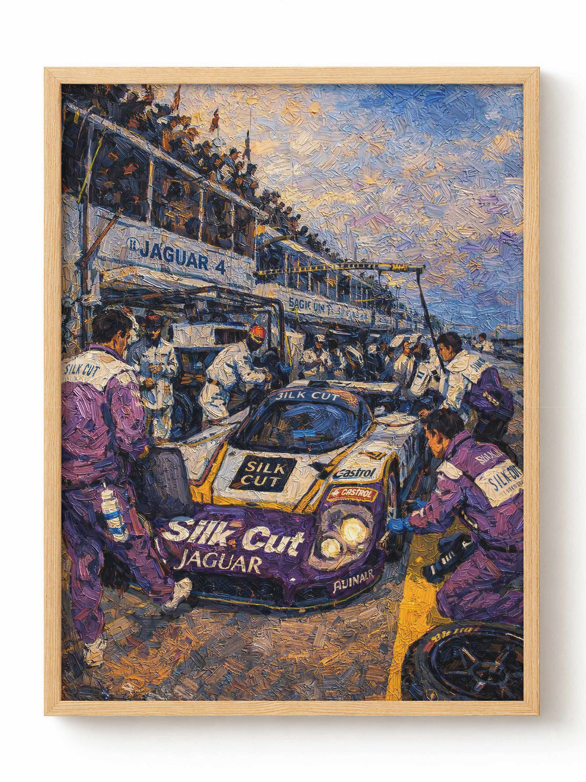 Jaguar Pit Stop Poster