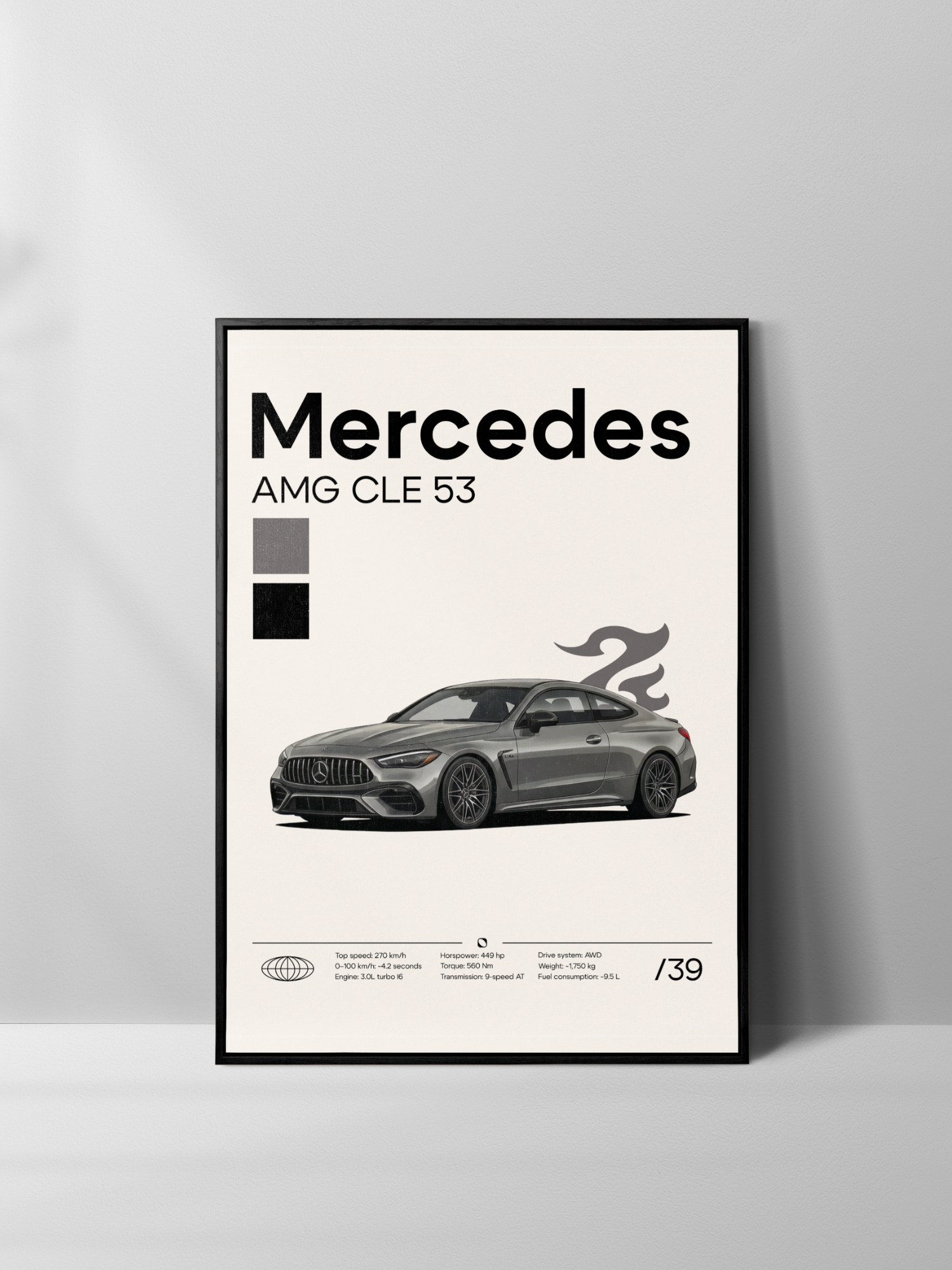 Poster Mercedes AMG CLE 53