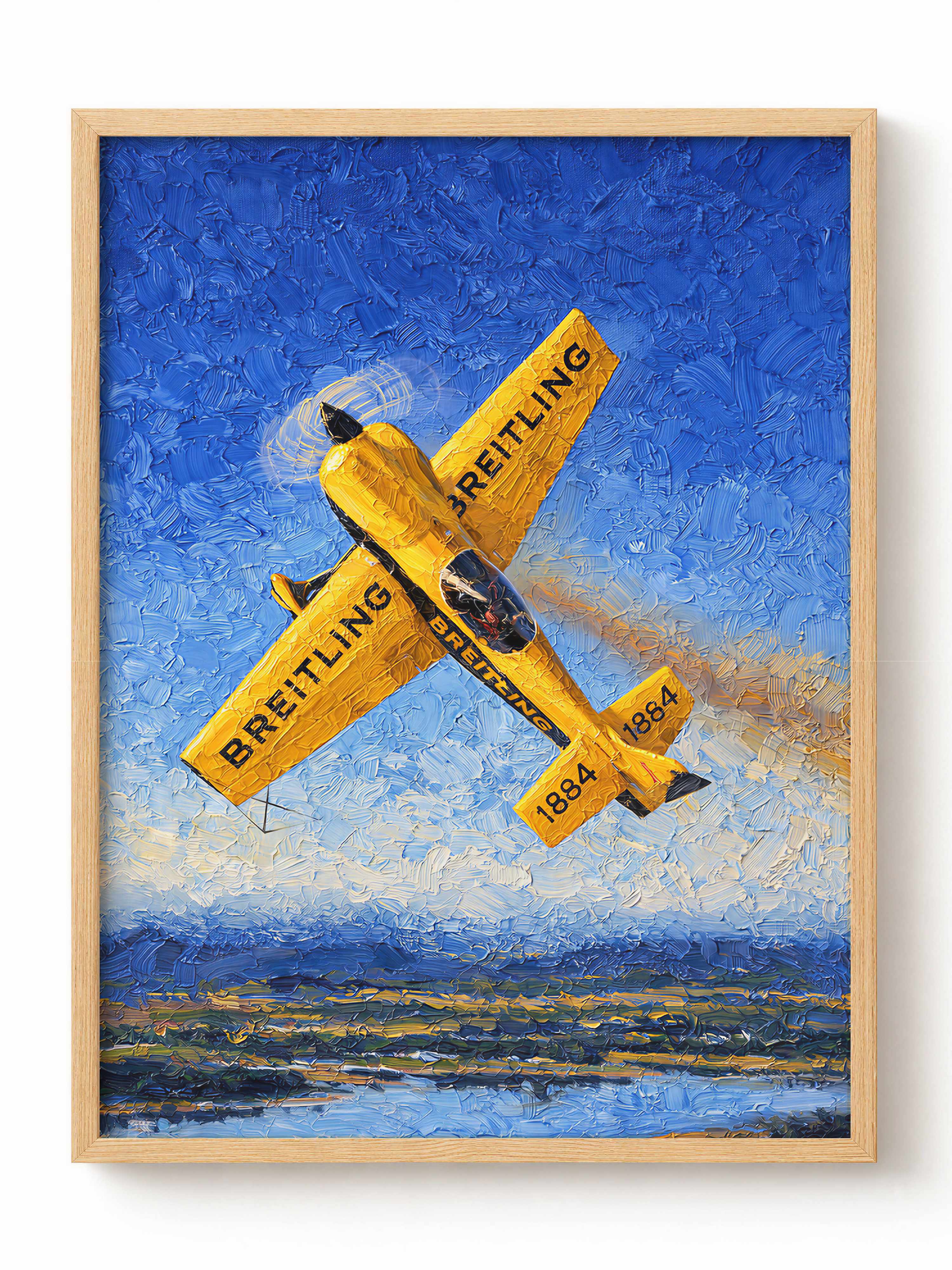 Breitling Aerobatic Plane Poster