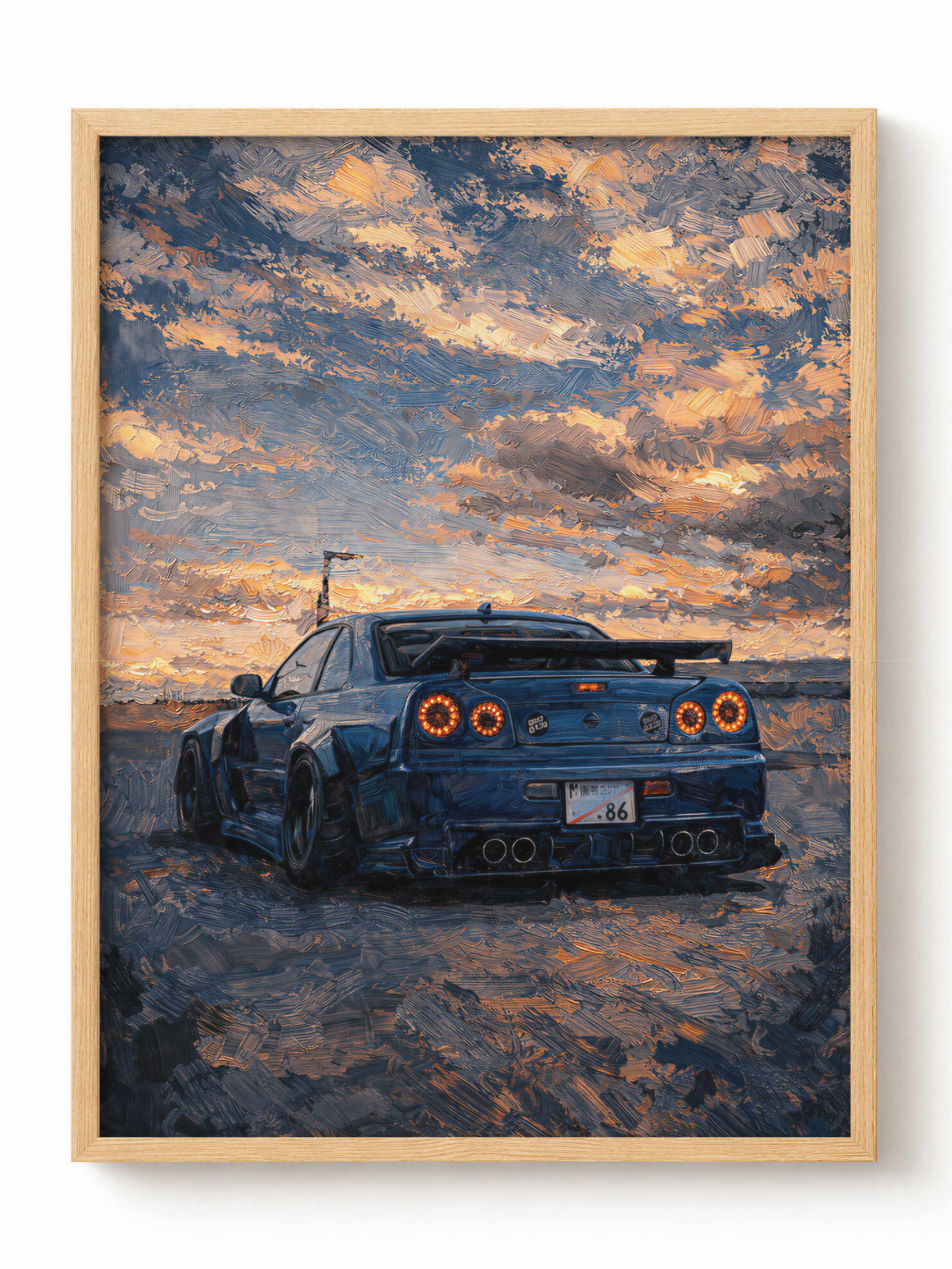 Nissan GT-R R34 Plakat