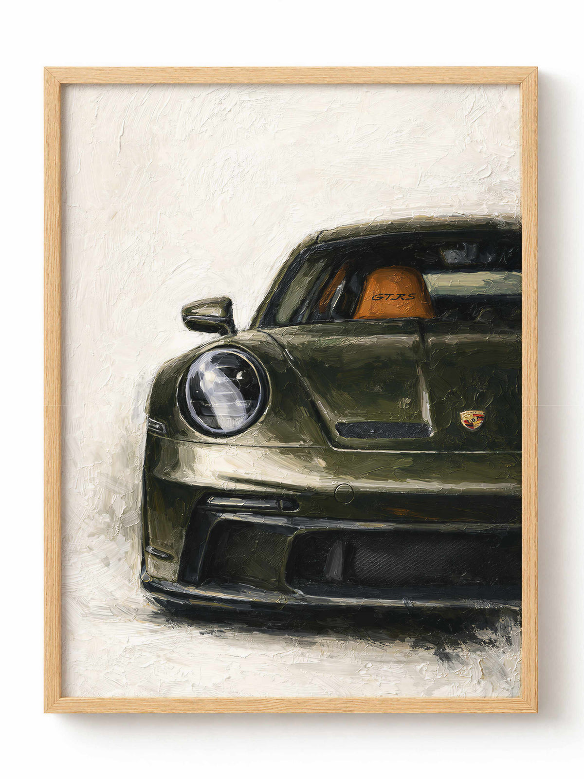 Porsche GT3 RS Front View Poster