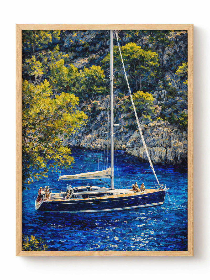 Luxury Sailing Yacht Poster