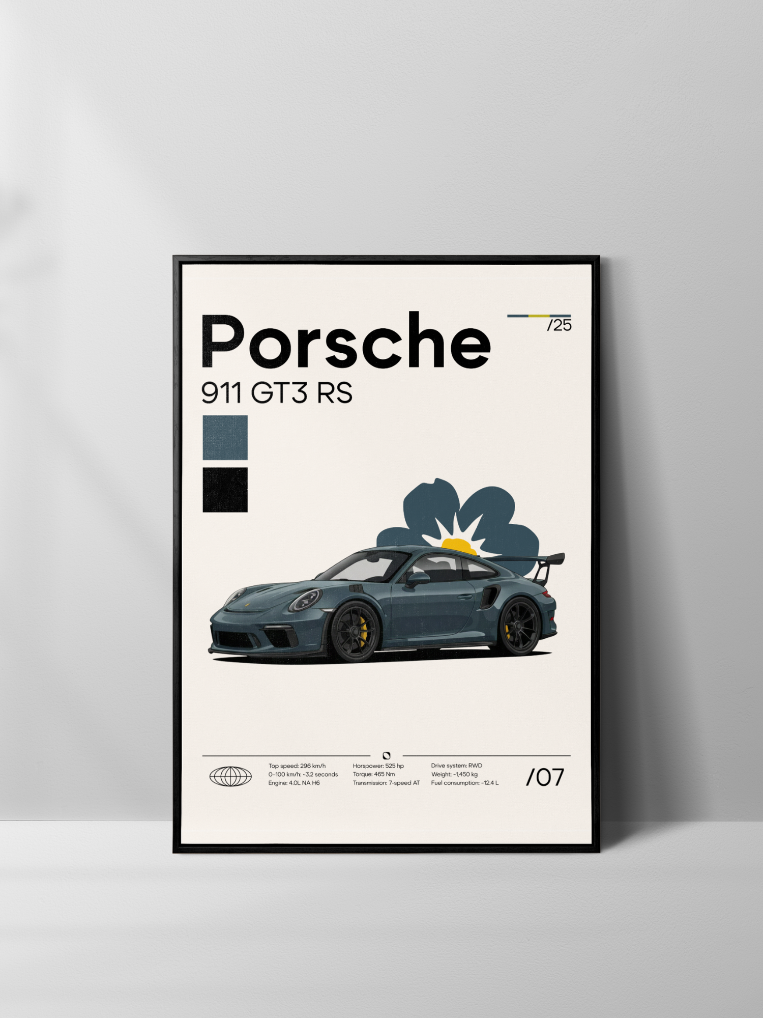 Poster Porsche 911 GT3 RS
