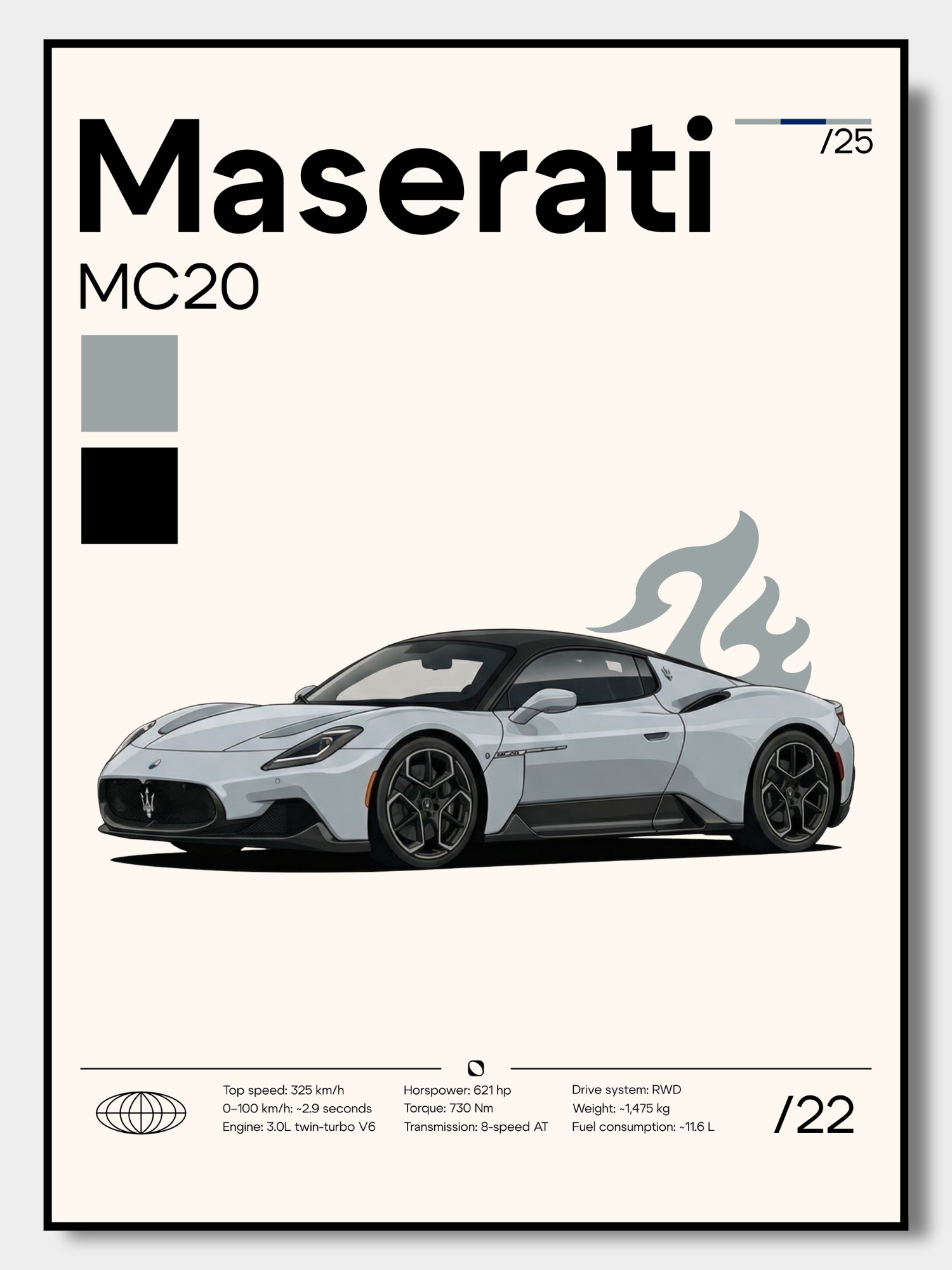 Poster Maserati MC20