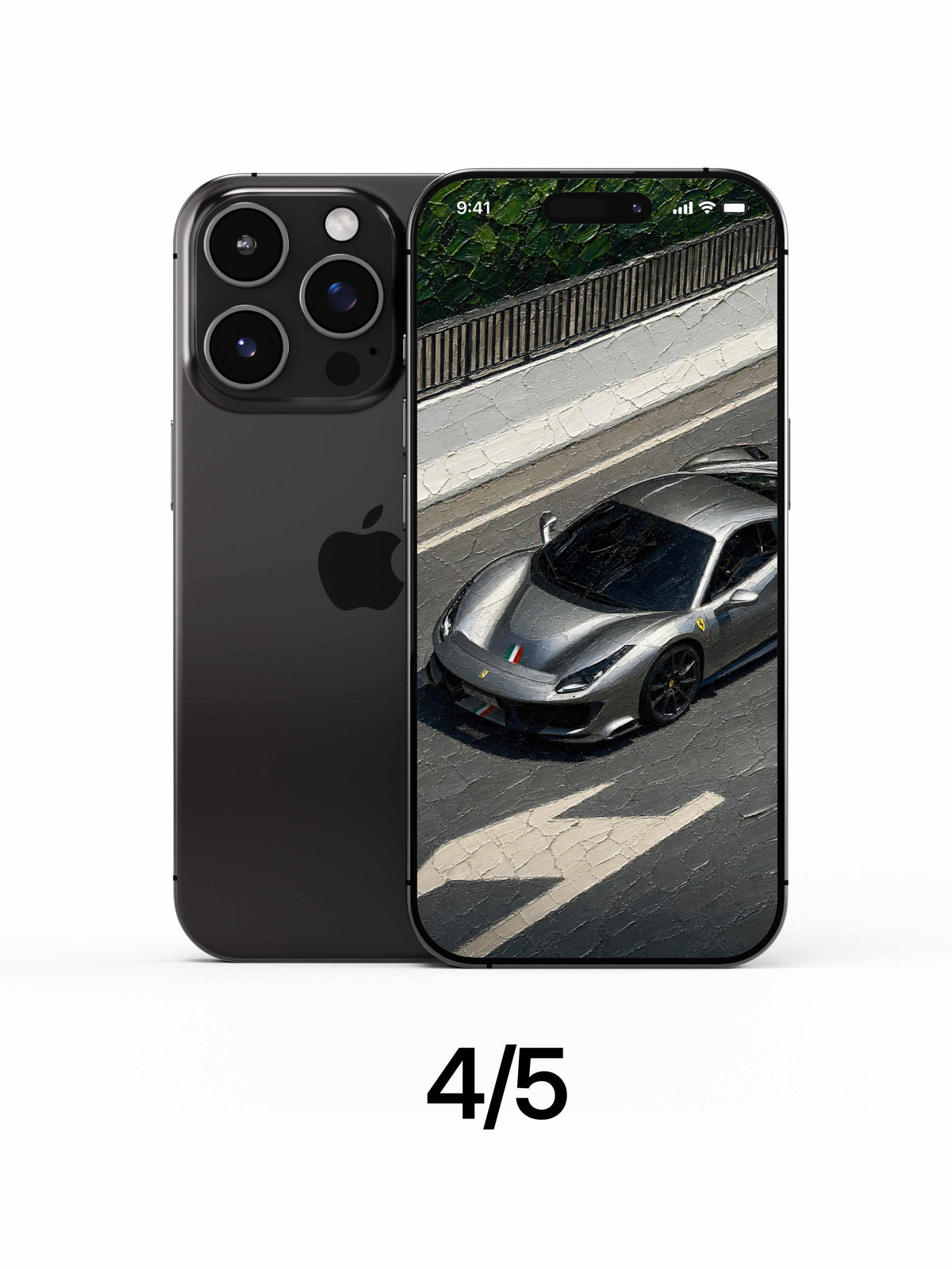 Minimalist Supercar -  Phone Wallpapers (Set of 5)