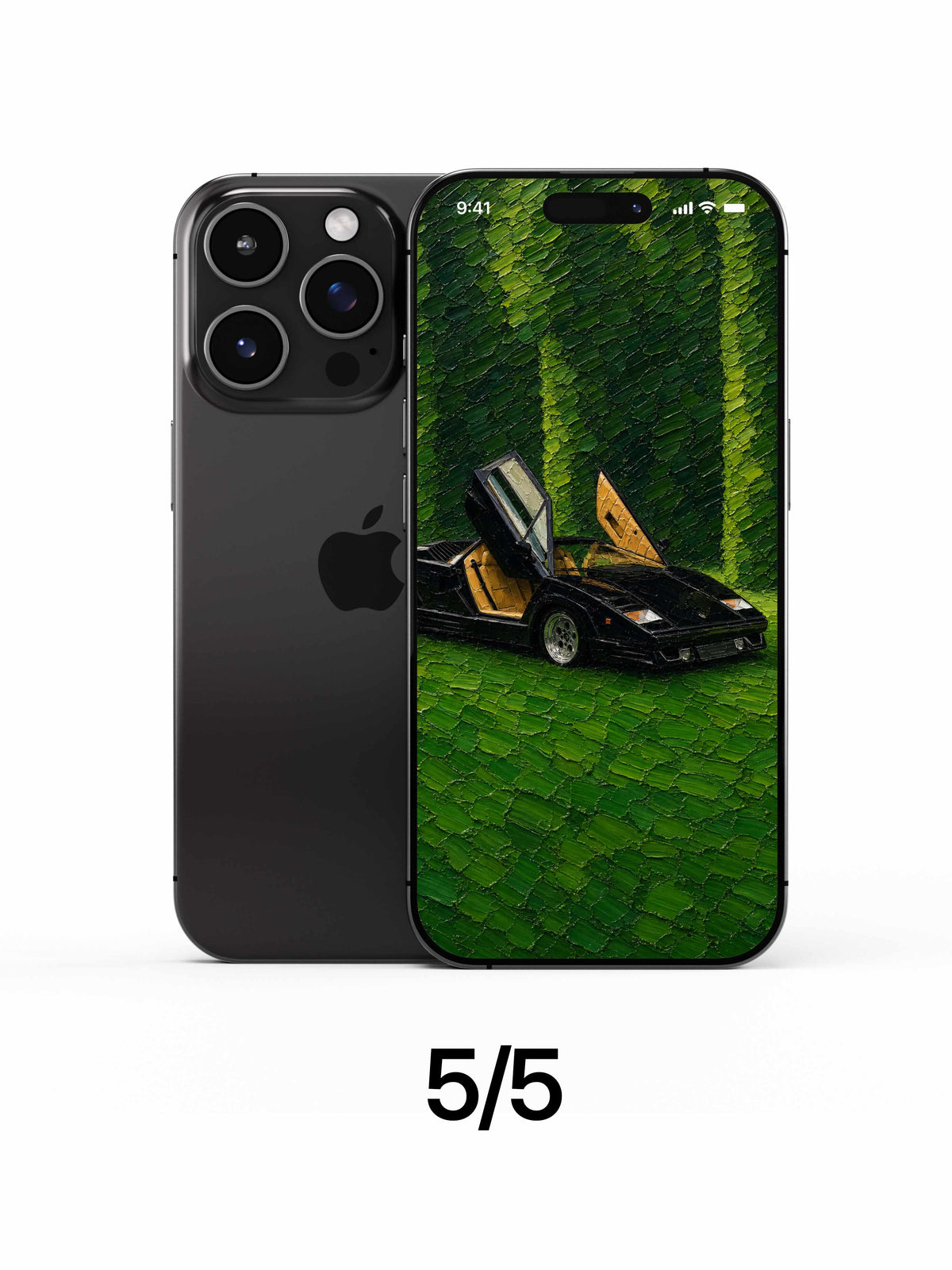 Minimalist Supercar -  Phone Wallpapers (Set of 5)