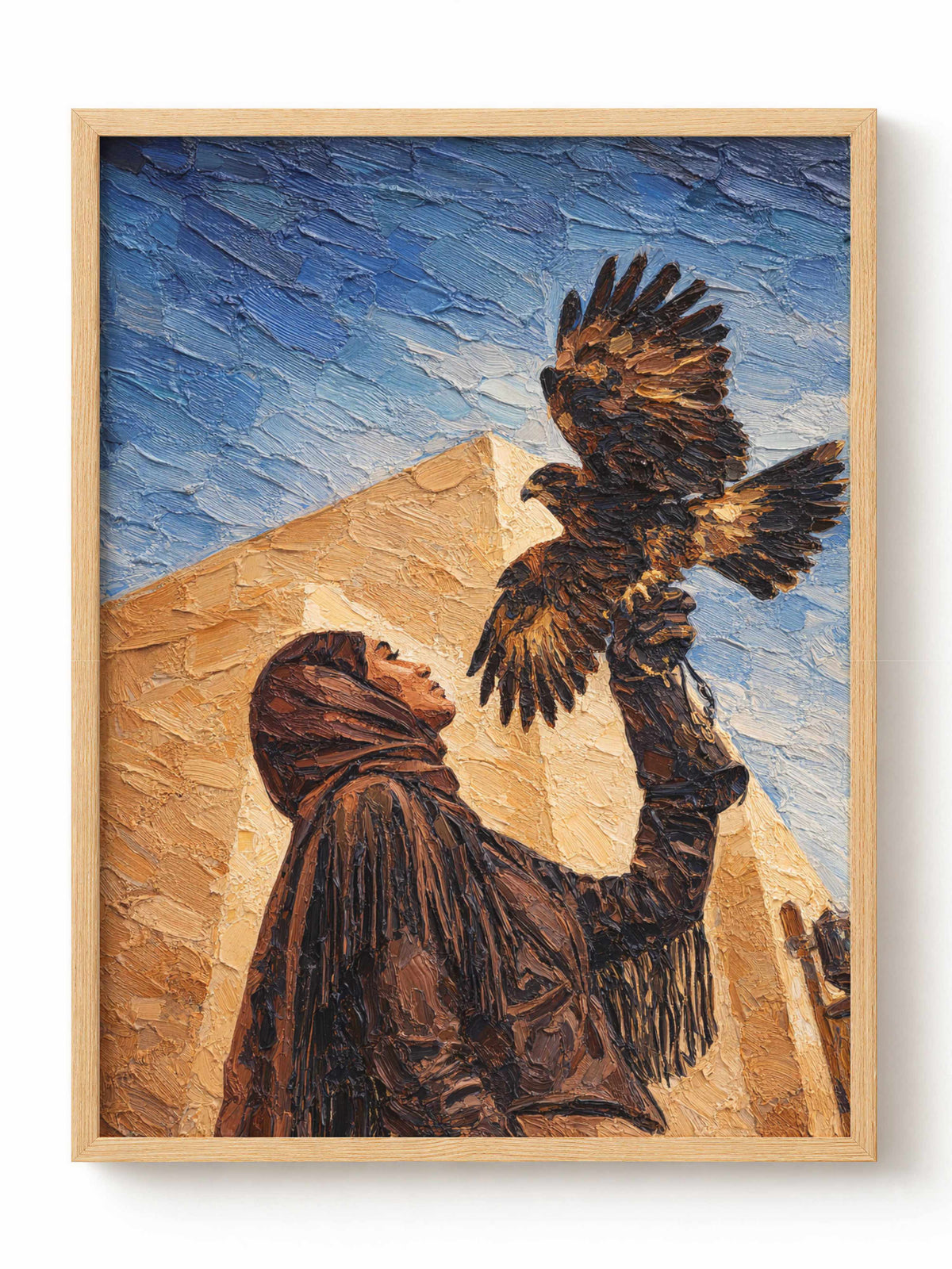 Traditional Falconry Art Poster