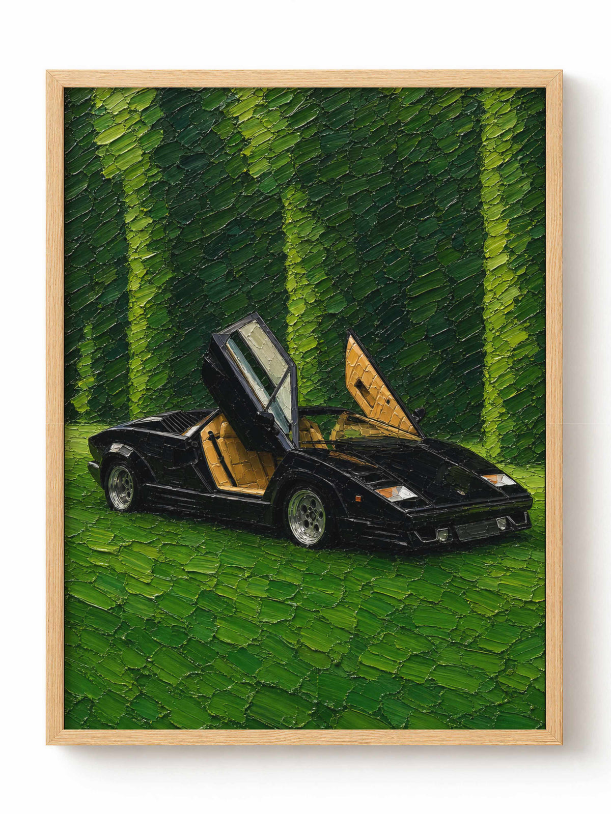 Black Lamborghini Poster