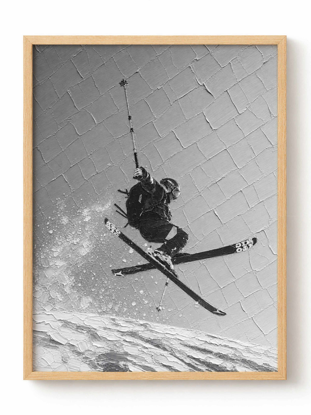 Freestyle Ski Air Trick Poster