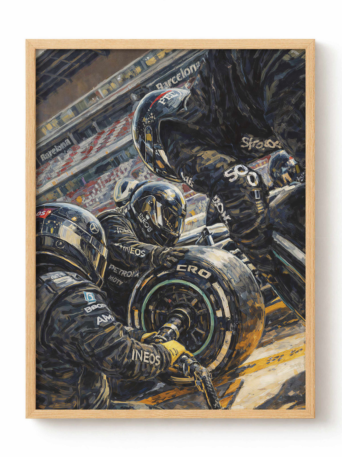 Formula 1 Pit Stop Poster