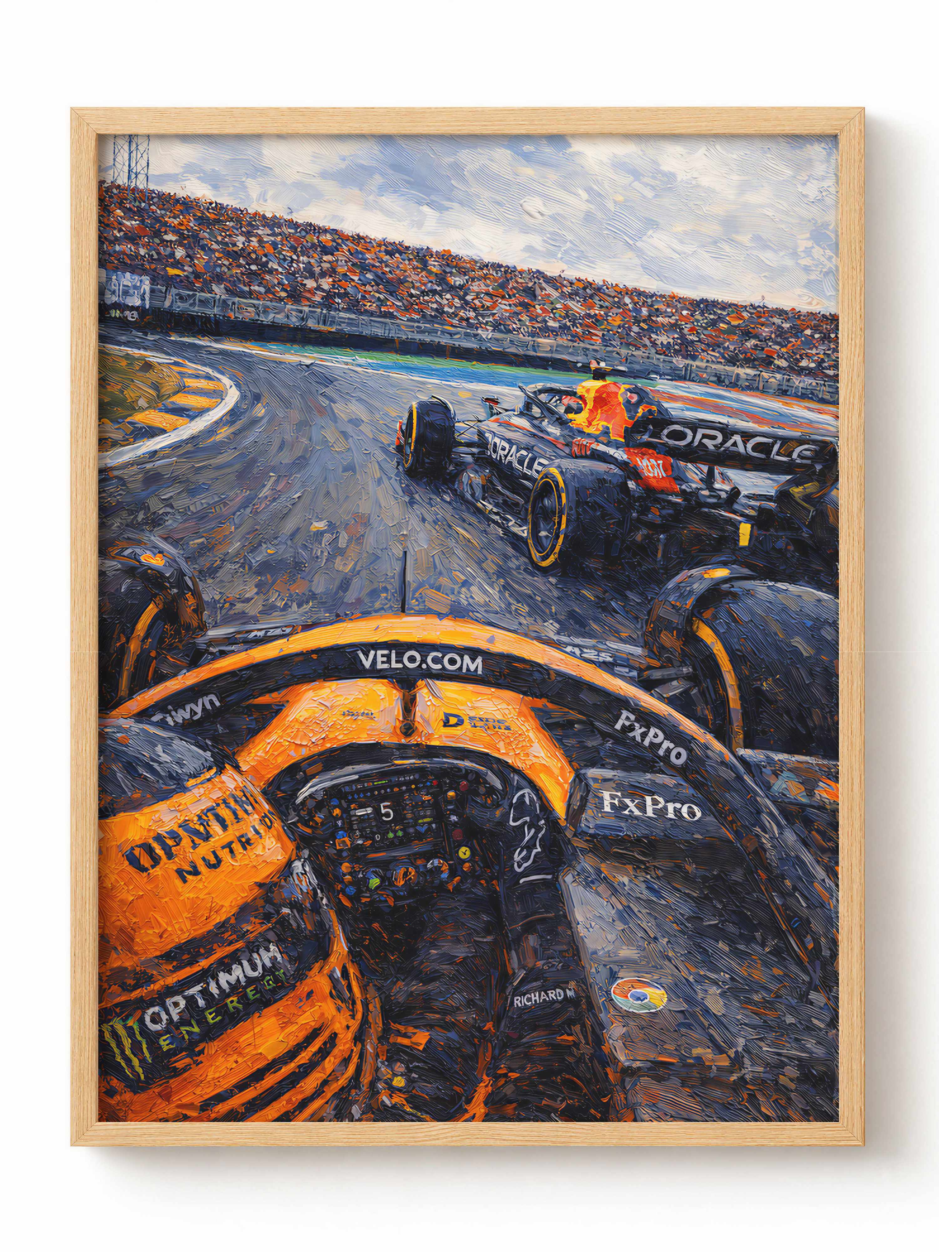 F1 Cockpit Perspective Poster
