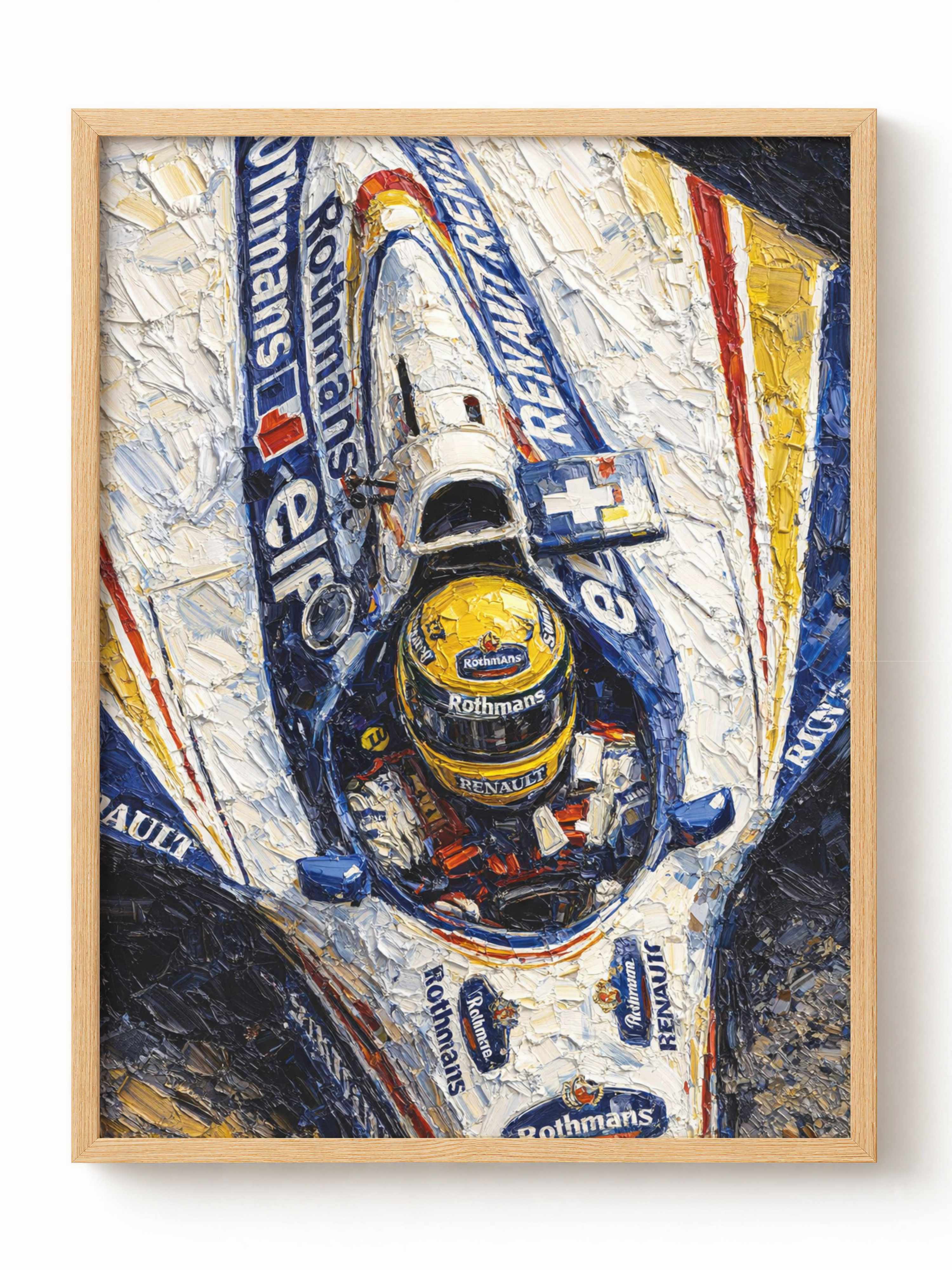 Vintage Formula 1 Race Car Poster