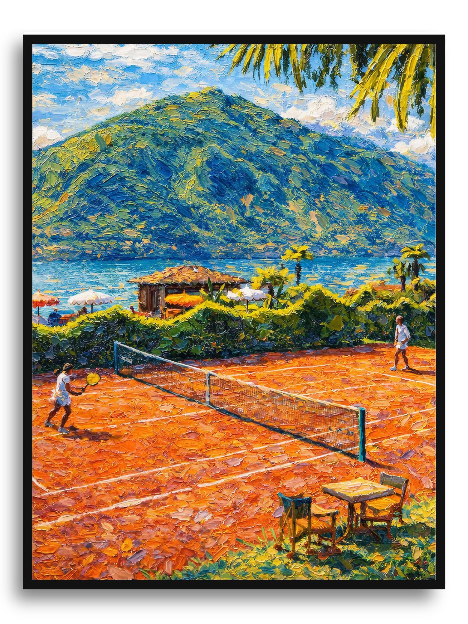 Plakat Kort nad Jeziorem
