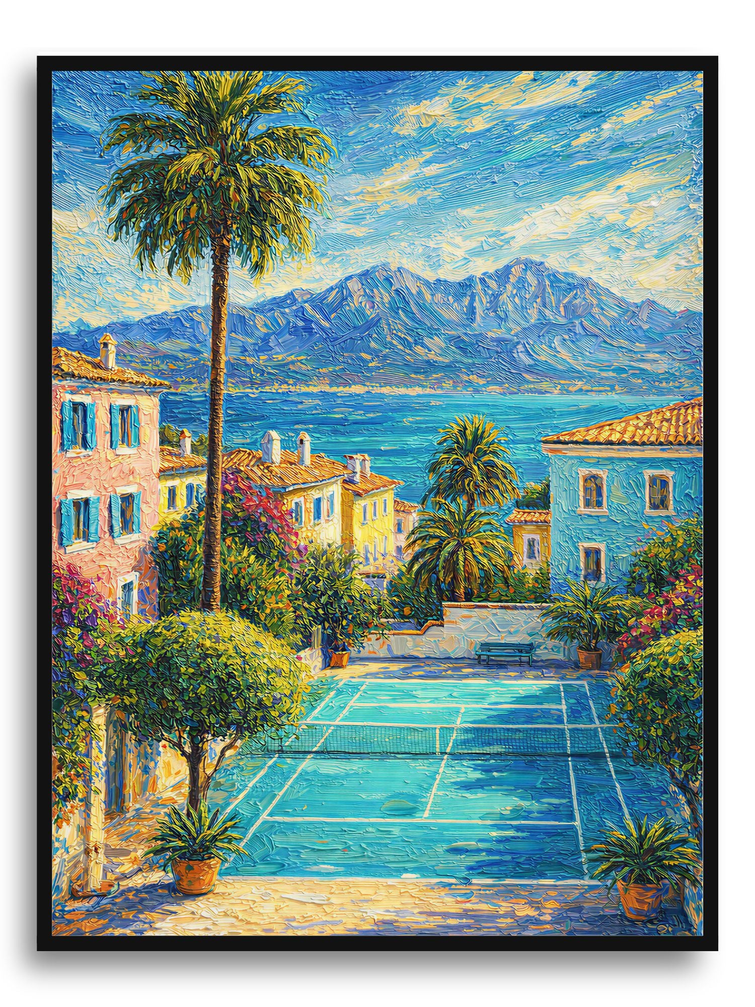 Plakat Palmowy Kort