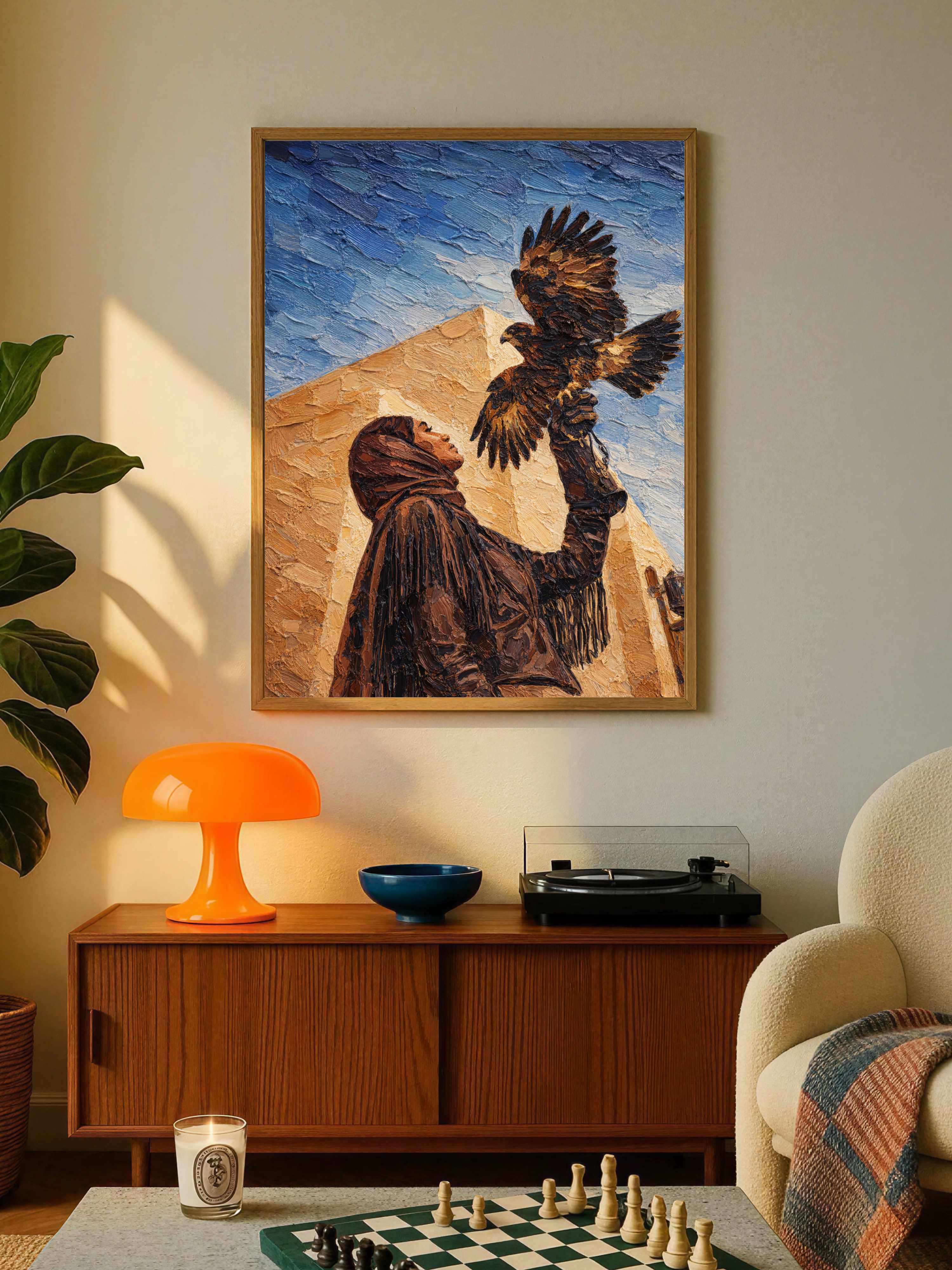 Traditional Falconry Art Poster