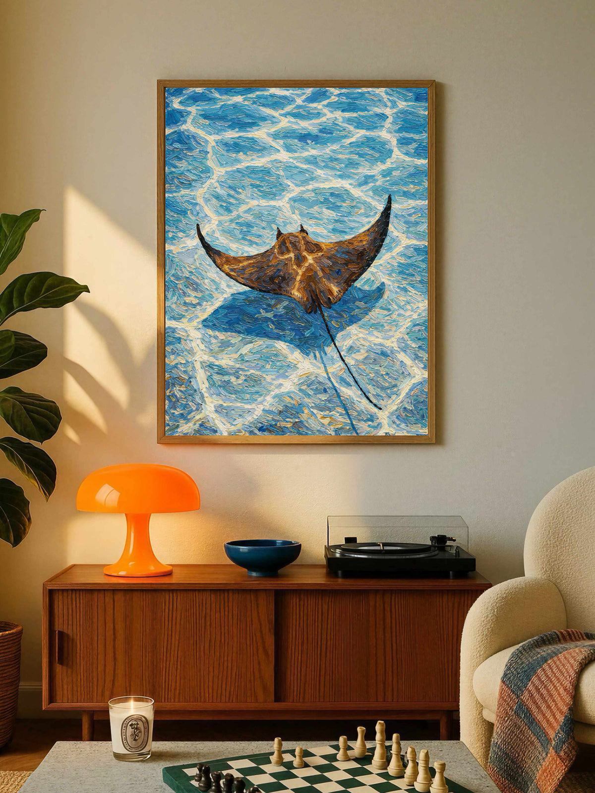Plakat Manta Ray