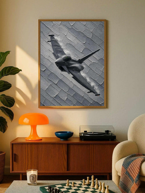Fighter Jet In Flight Poster