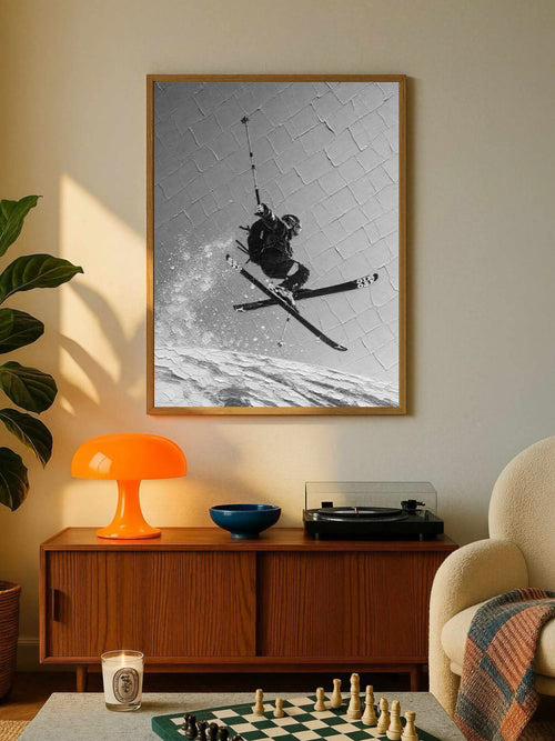 Freestyle Ski Air Trick Poster