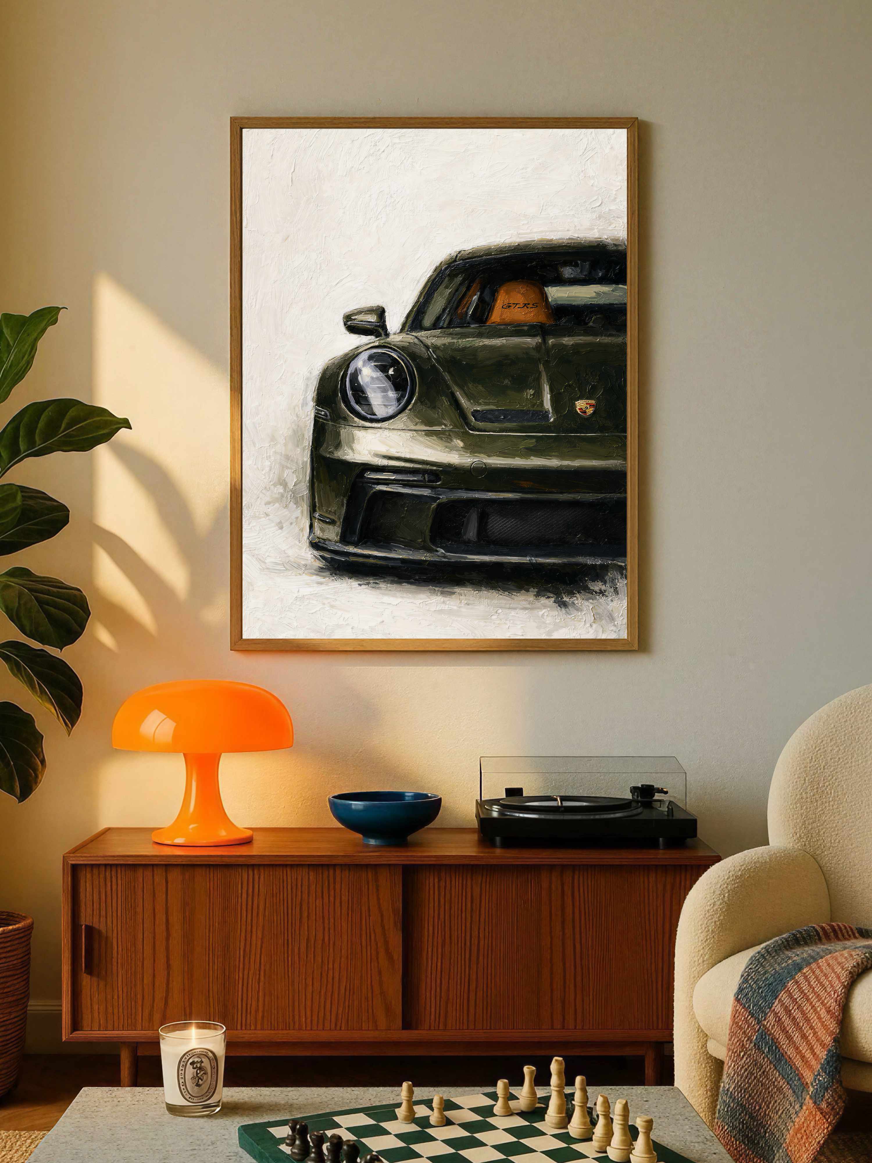 Porsche GT3 RS Front View Poster