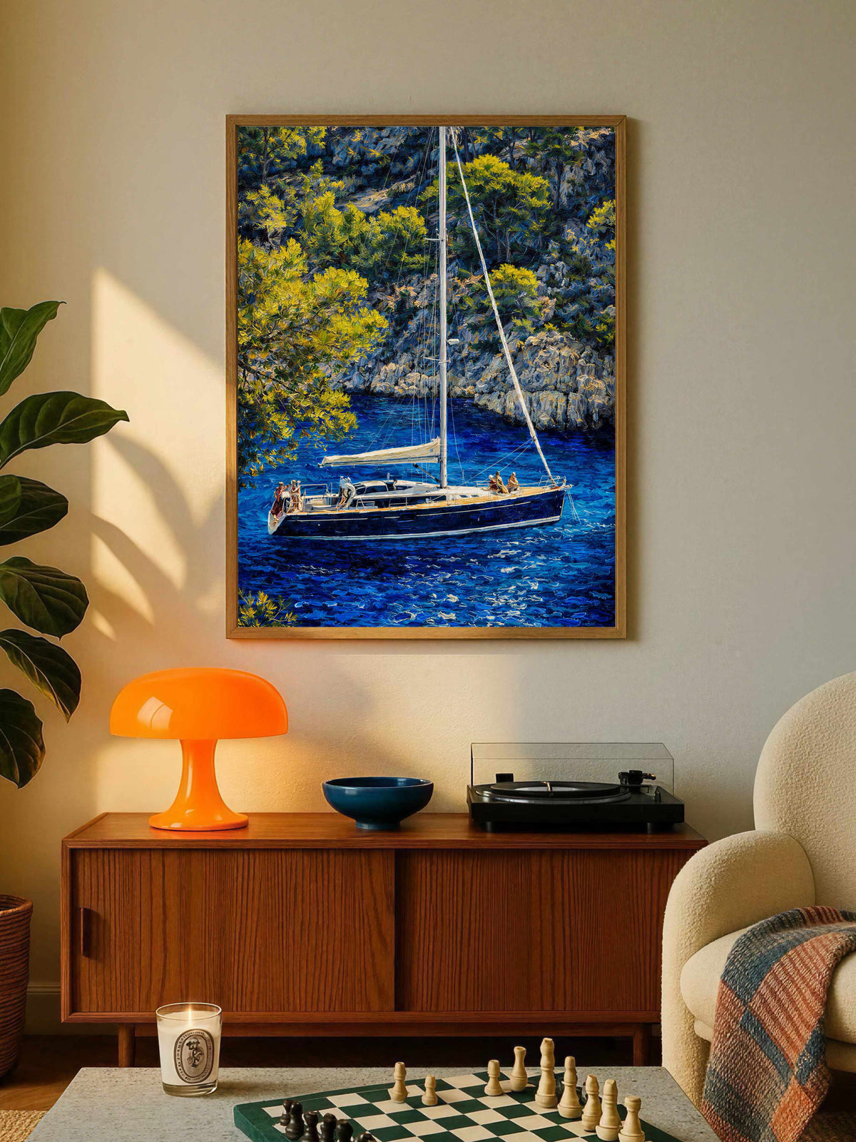 Luxury Sailing Yacht Poster